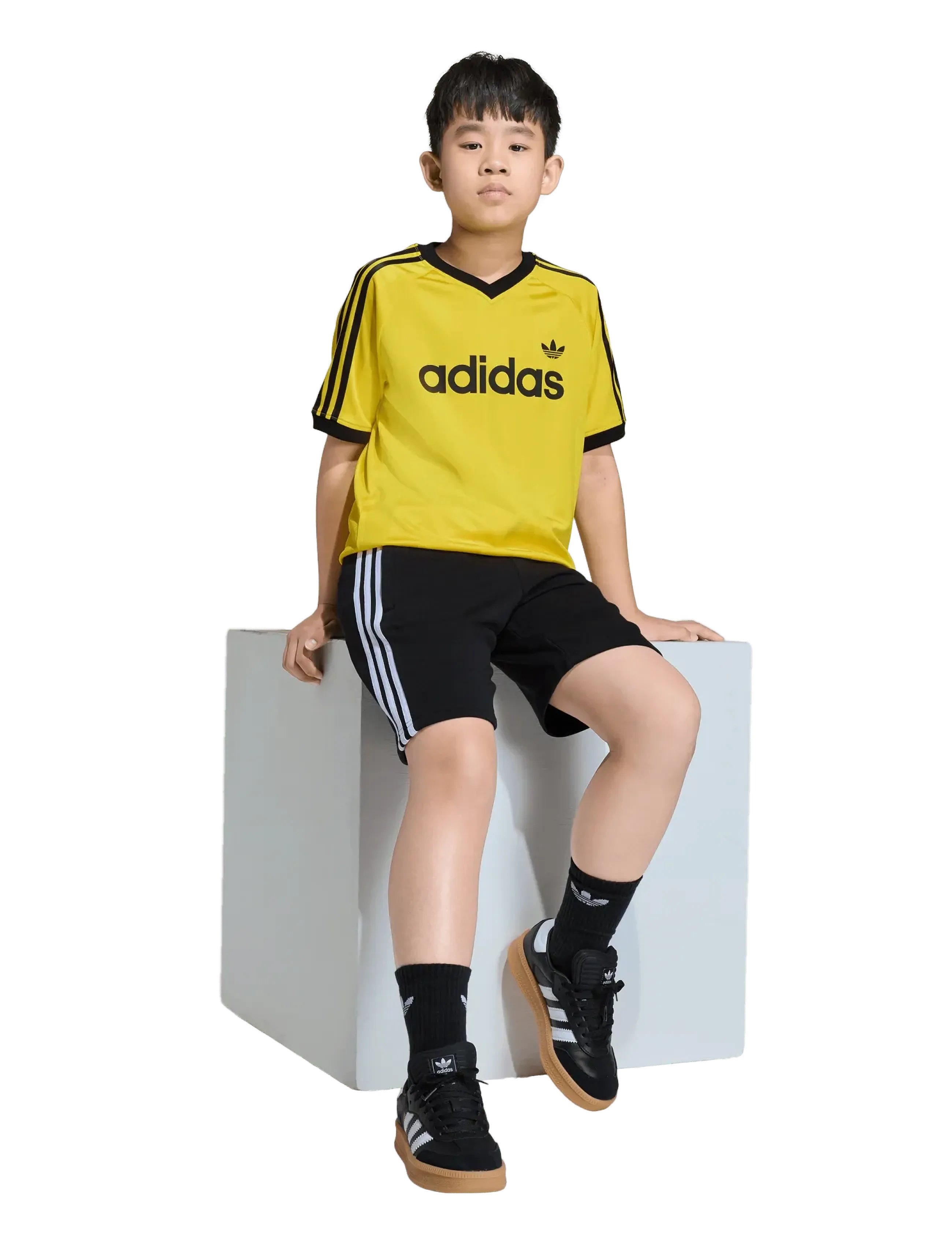 adidas Originals 3S Shorts, 152, Schwarz, Kinder