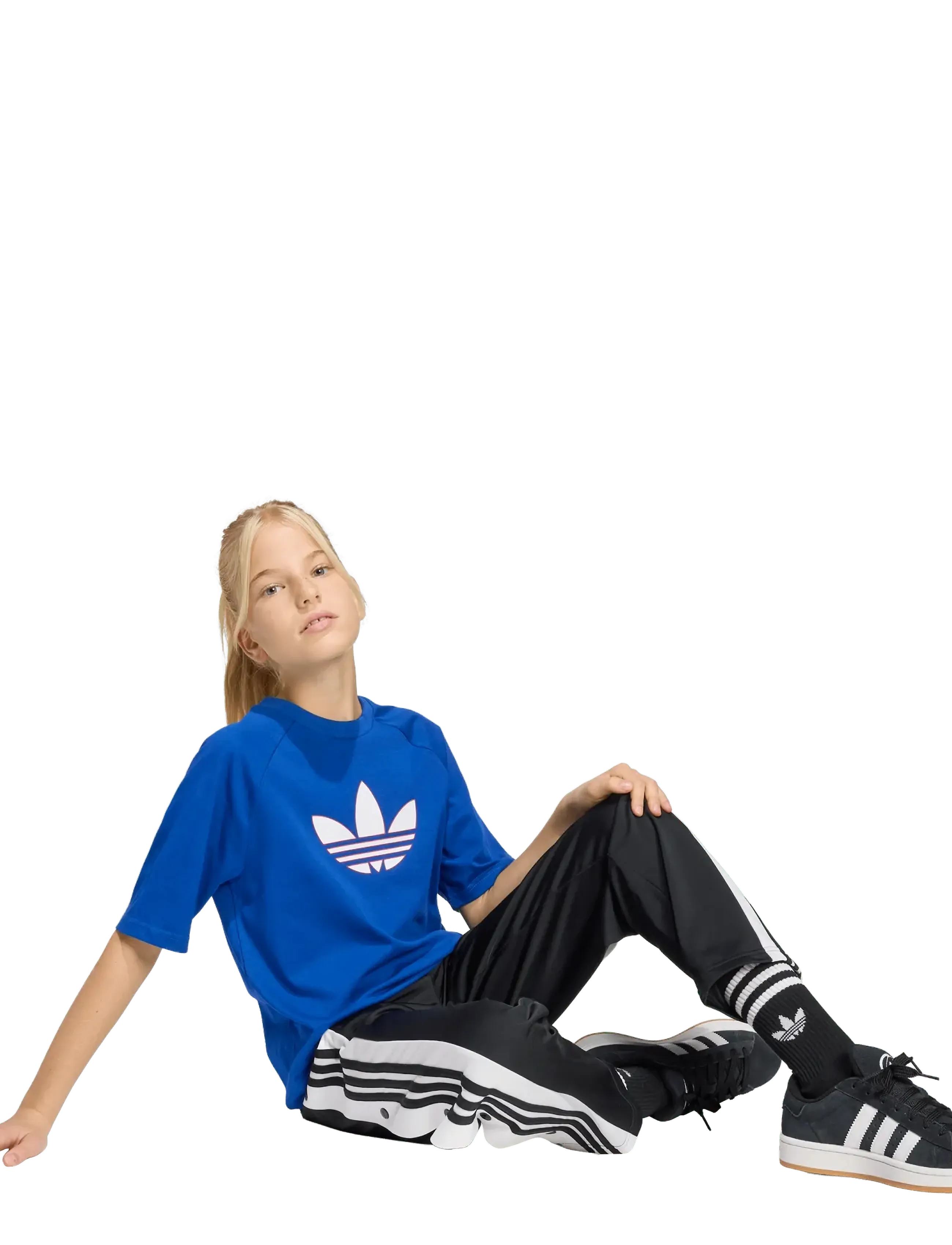 adidas Originals GFX TR LO TEE - Sportoberteile - CROYAL/WHITE / blue