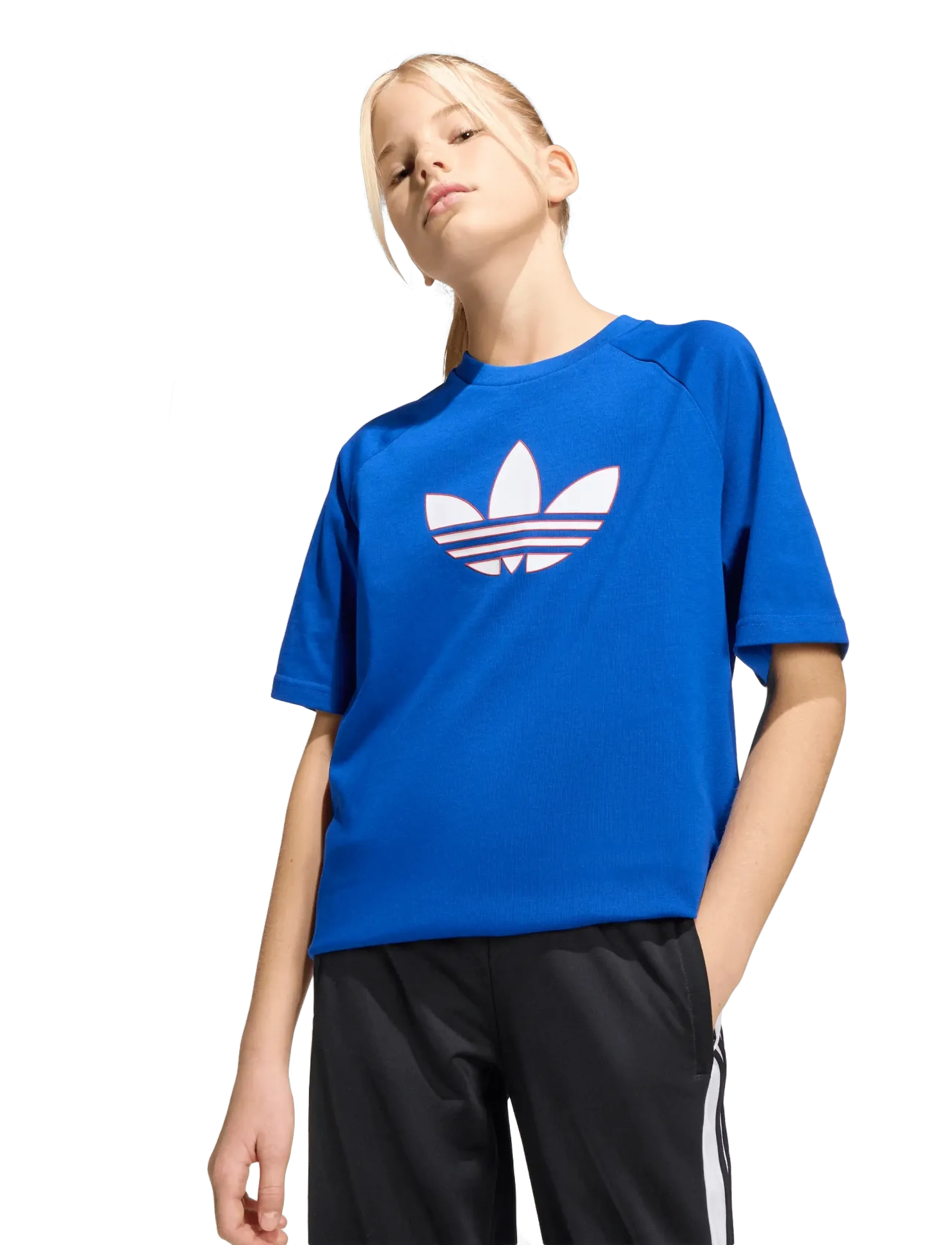 adidas Originals - GFX TR LO TEE - spordisärgid - croyal/white - 5