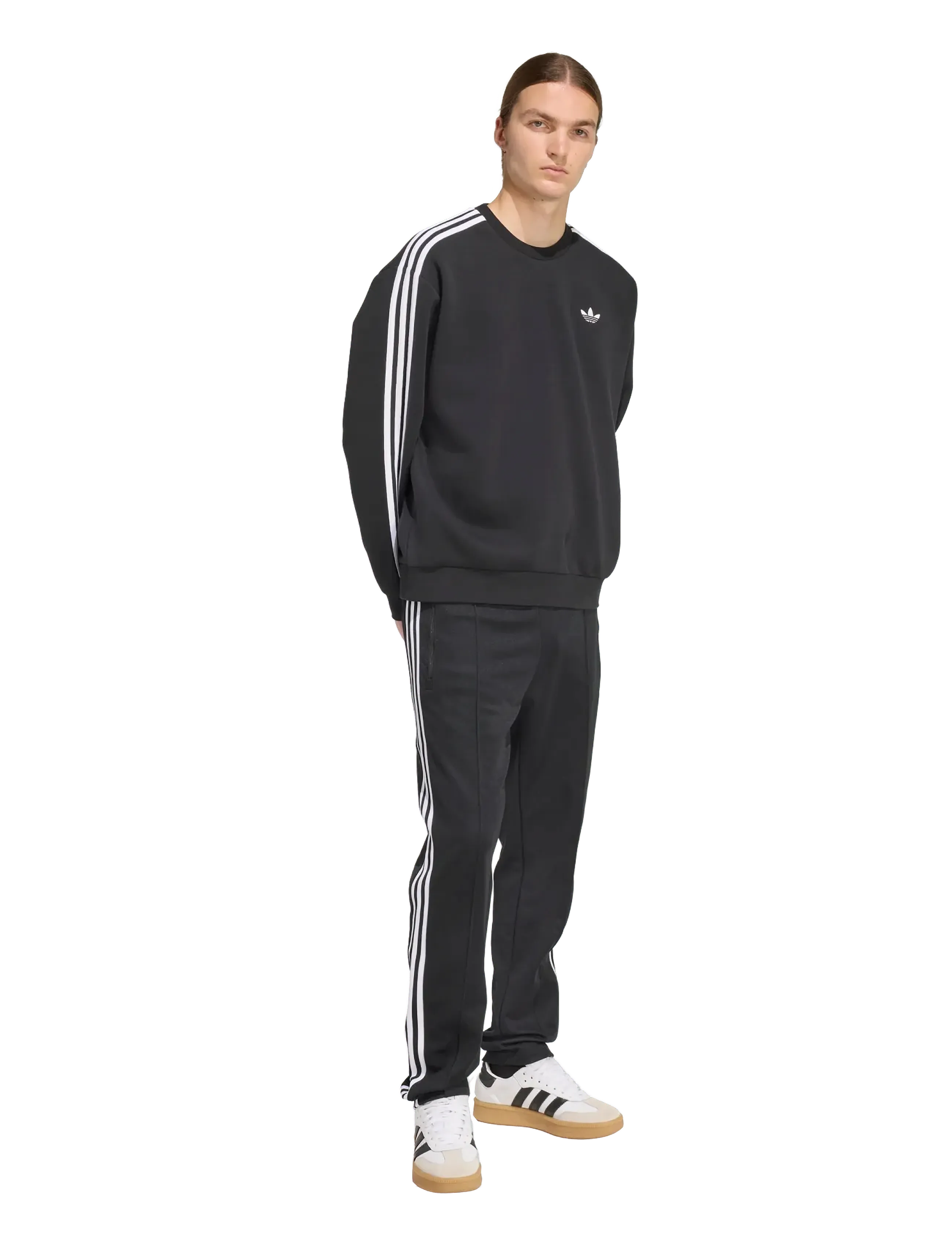 adidas Originals 3S CREW - Kleidung - BLACK / black
