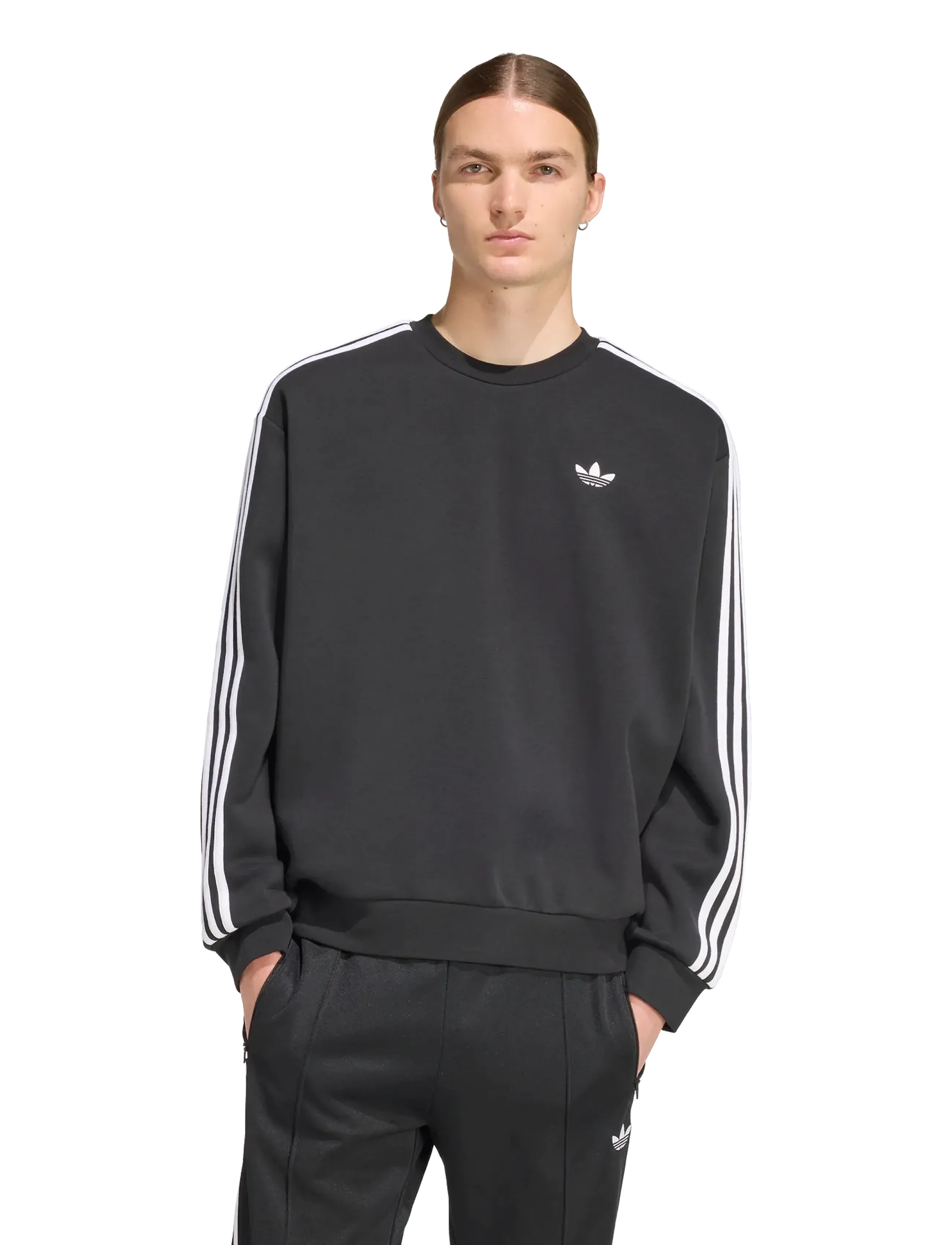 adidas Originals - 3S CREW - overdele - black - 3