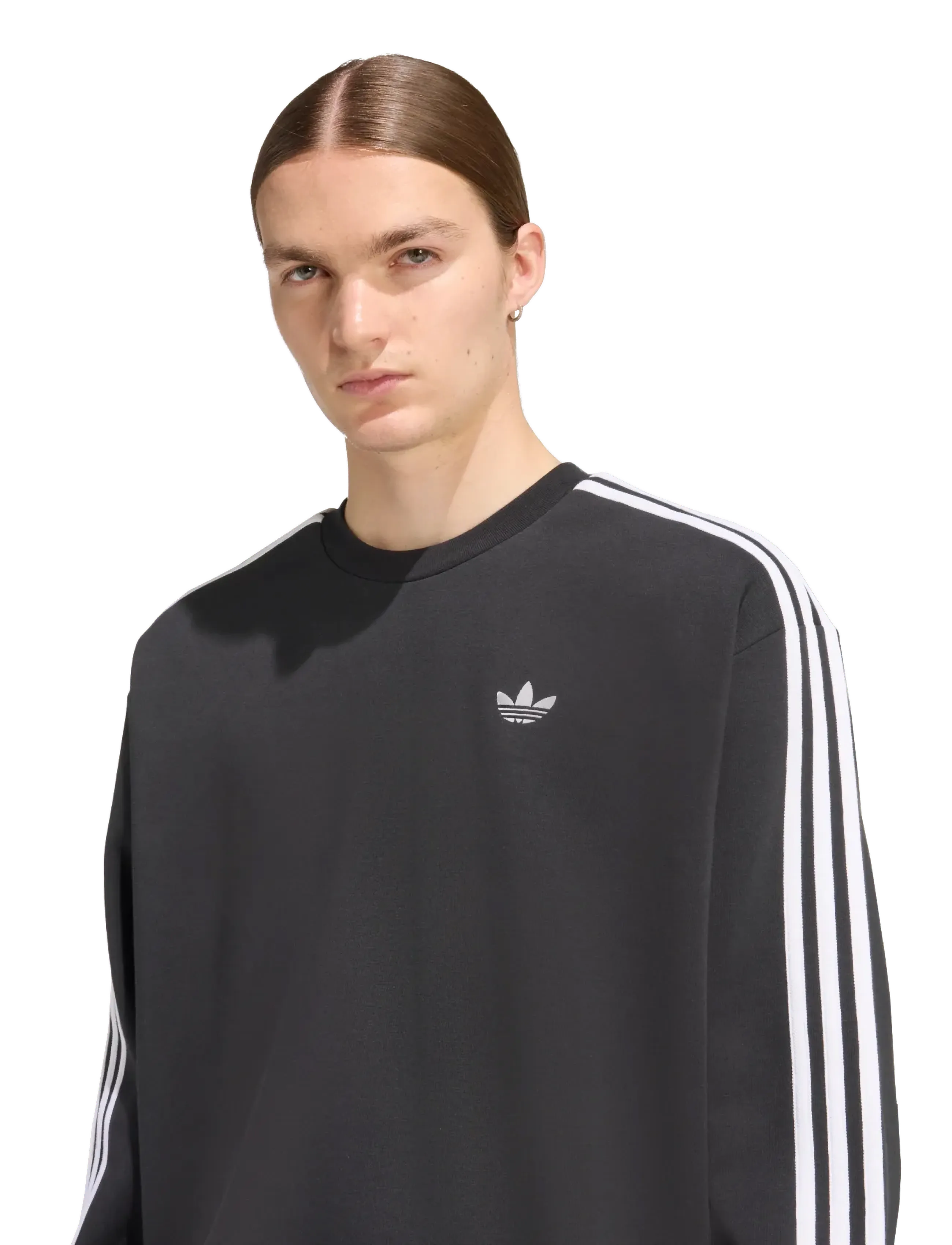 adidas Originals - 3S CREW - tops - black - 4
