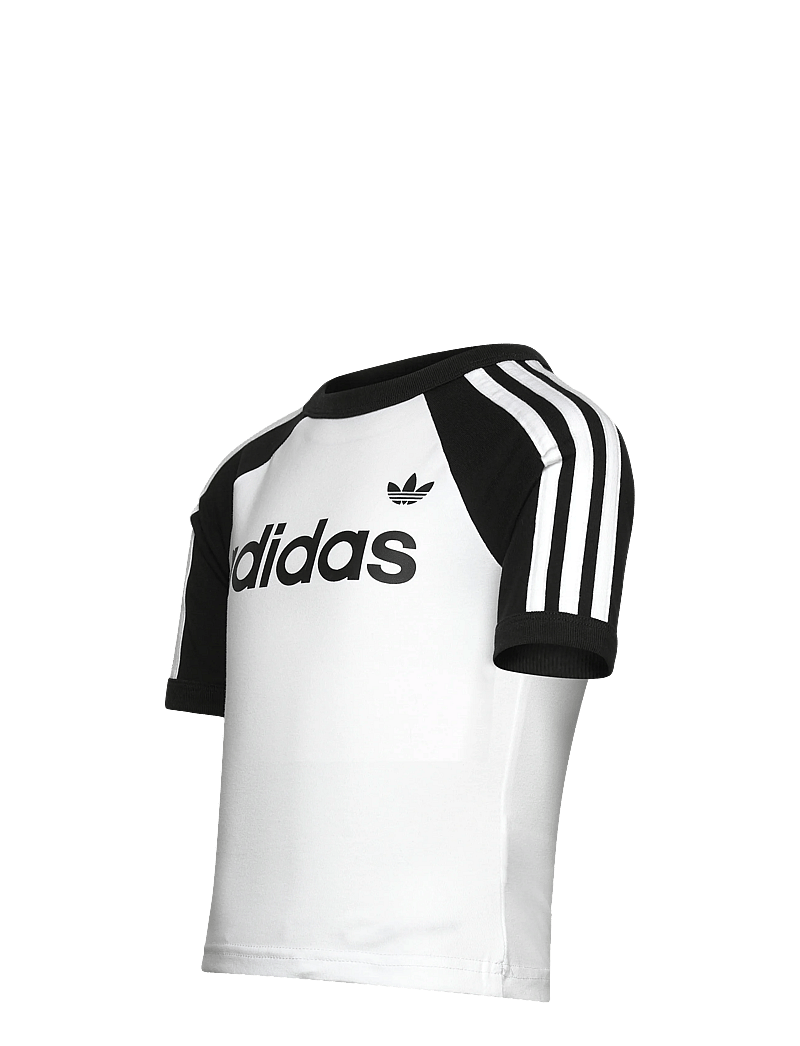 adidas Originals - 3S SL TEE - kortærmede t-shirts - white/black - 3