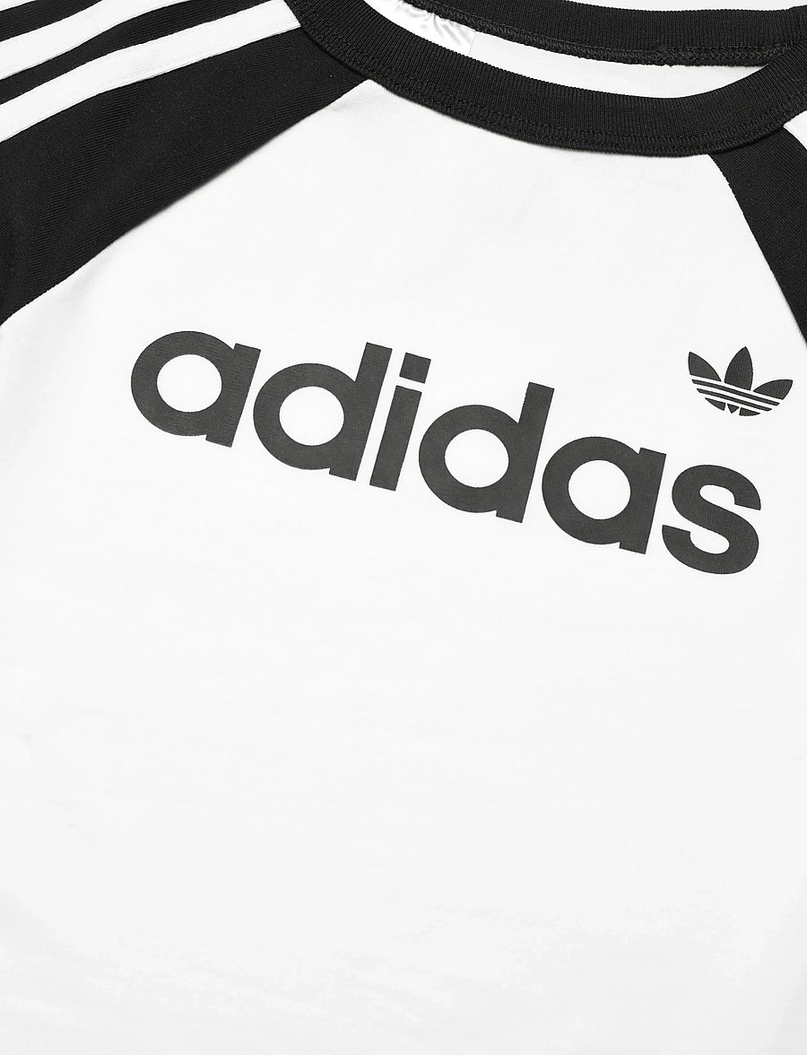 adidas Originals - 3S SL TEE - lühikeste varrukatega t-särgid - white/black - 4