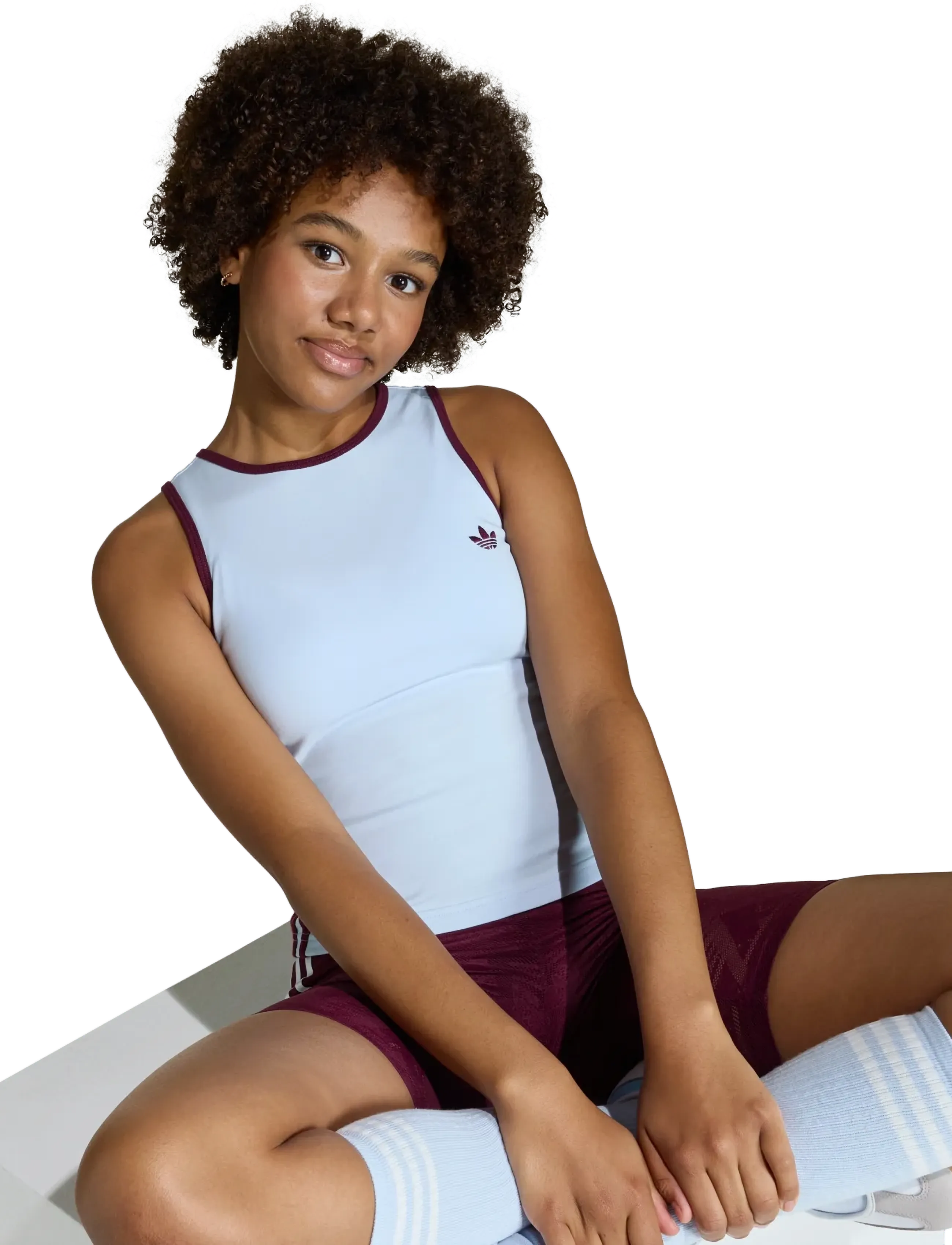 adidas Originals - 3S SL TANK TOP - sportstoppe - crsk/maroon - 4
