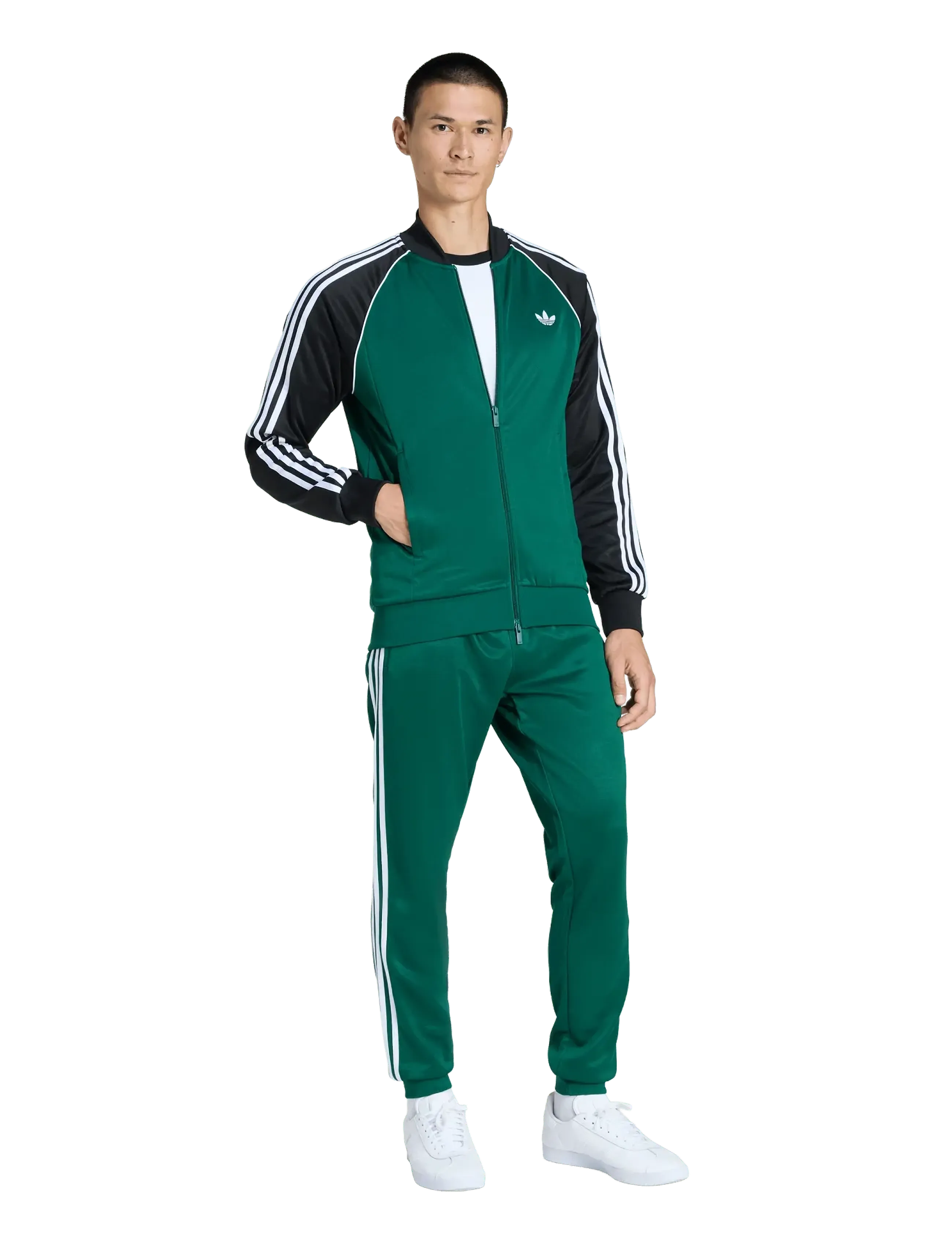 adidas Originals SST TT - Sweatshirts - CGREEN / green