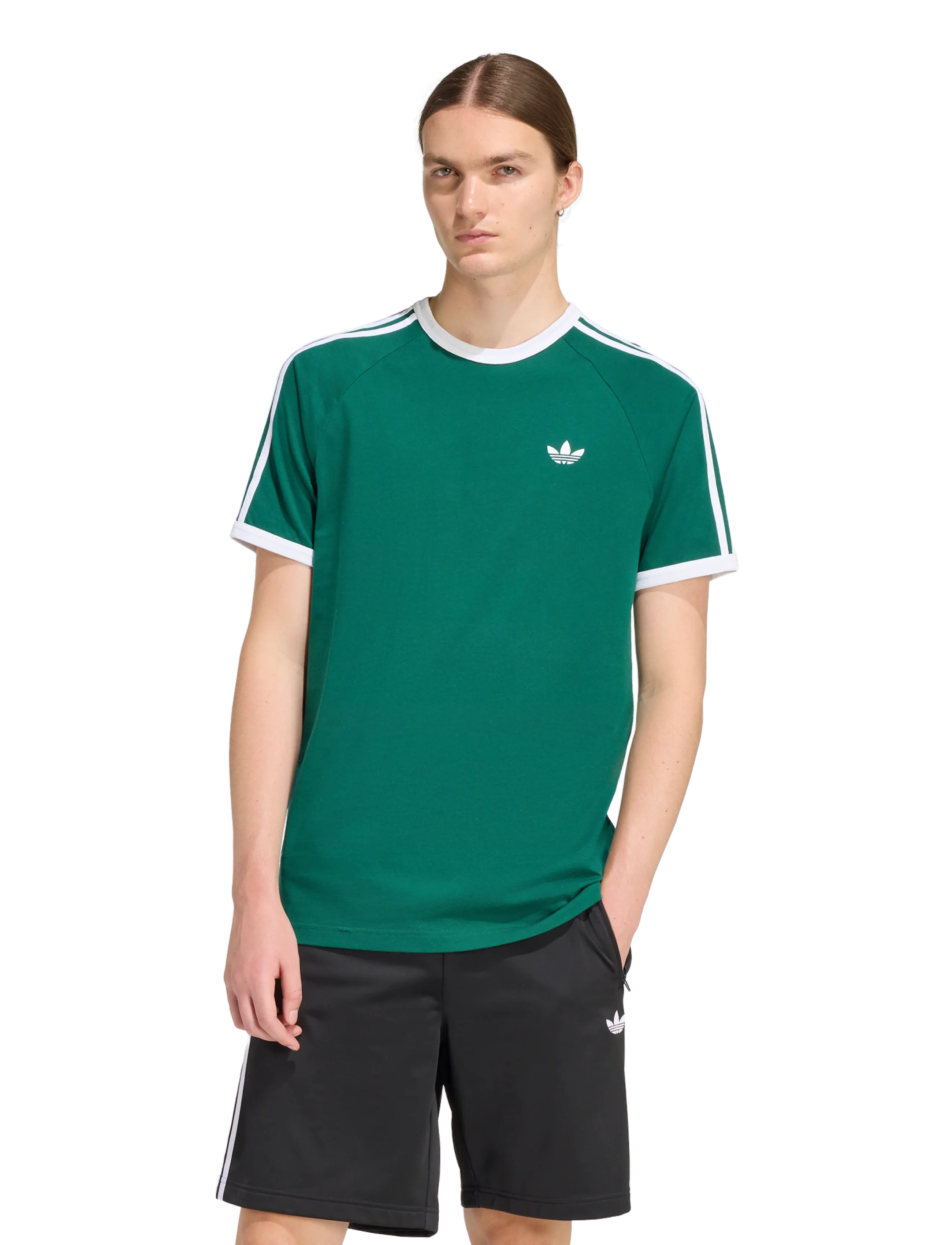 adidas Originals - 3S TEE - oberteile & t-shirts - cgreen - 2