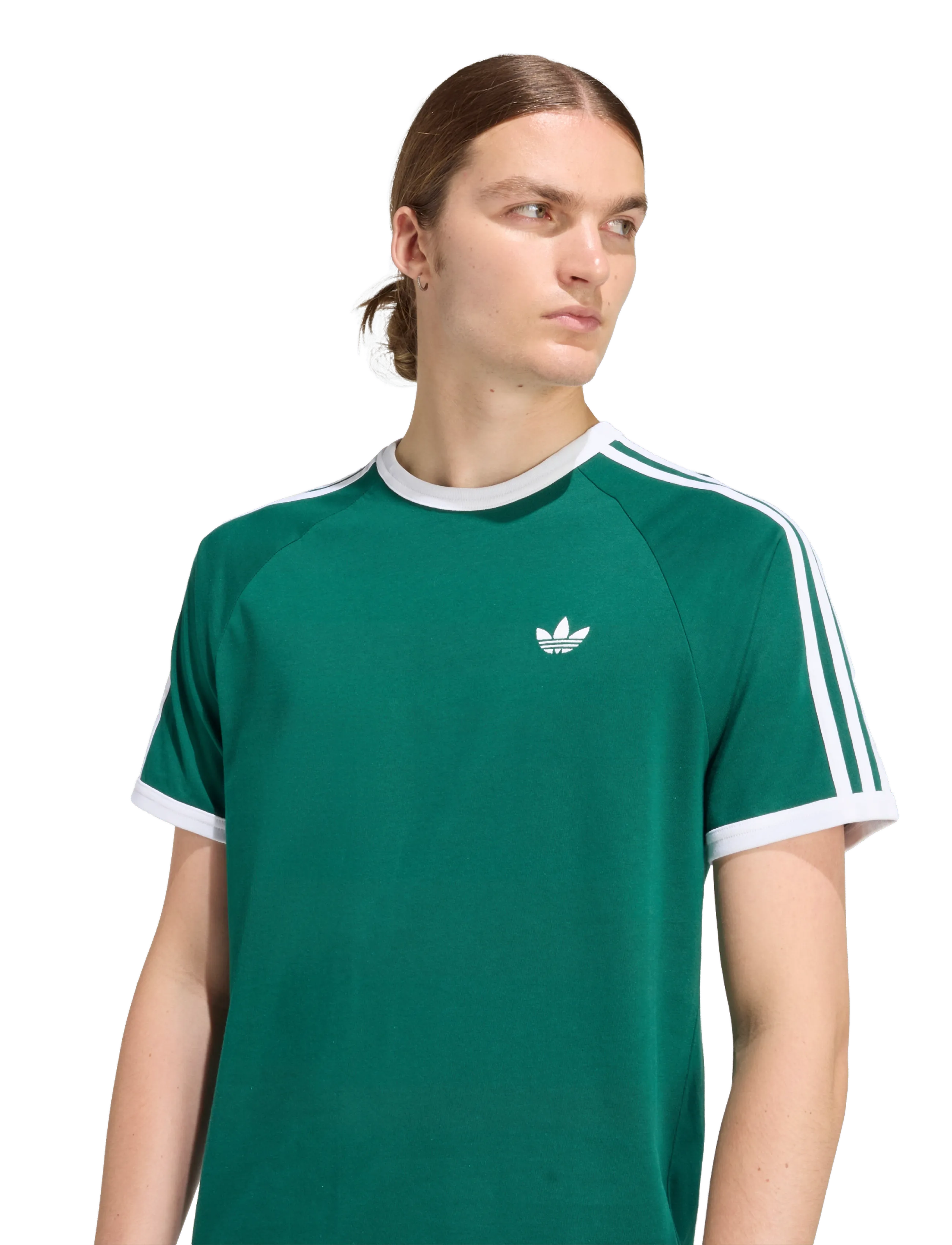 adidas Originals - 3S TEE - oberteile & t-shirts - cgreen - 3