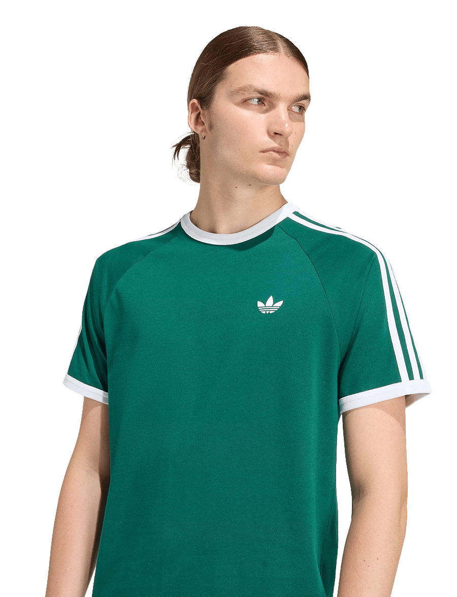 adidas Originals - 3S TEE - oberteile & t-shirts - cgreen - 3
