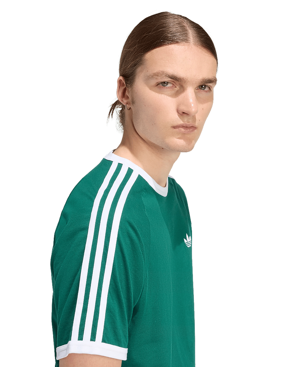 adidas Originals - 3S TEE - oberteile & t-shirts - cgreen - 4