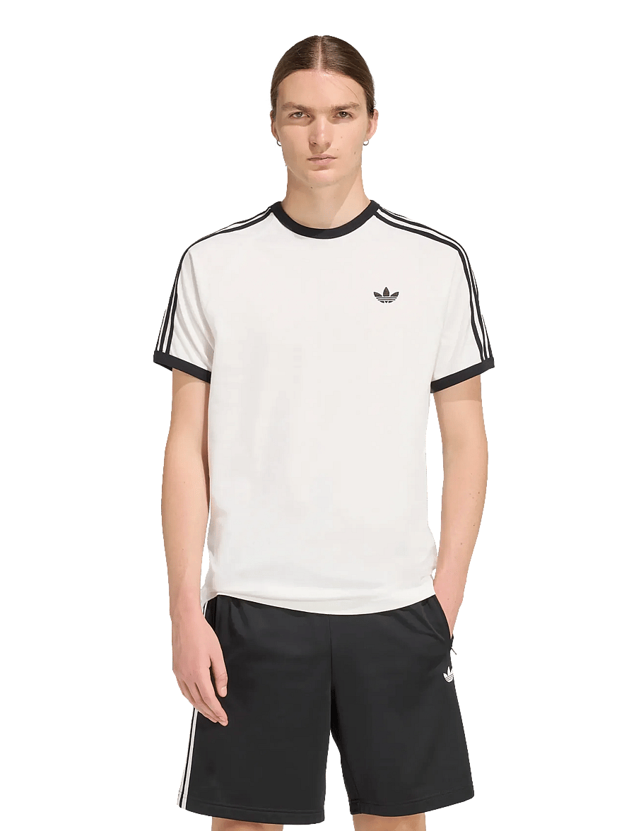adidas Originals - 3S TEE - oberteile & t-shirts - white - 3