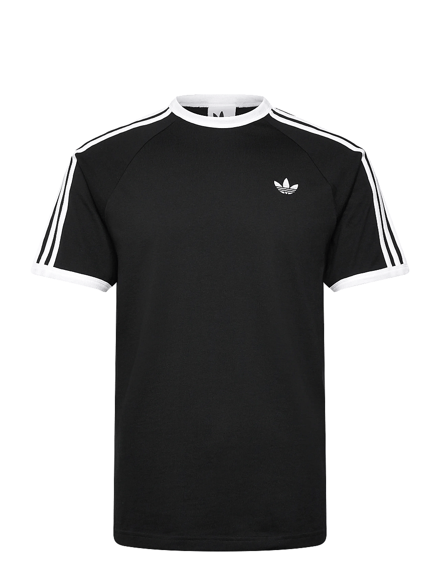adidas Originals - 3S TEE - oberteile & t-shirts - black - 1
