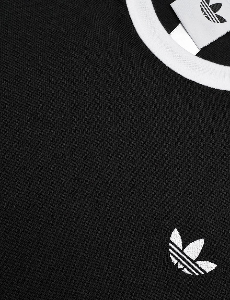 adidas Originals - 3S TEE - oberteile & t-shirts - black - 5