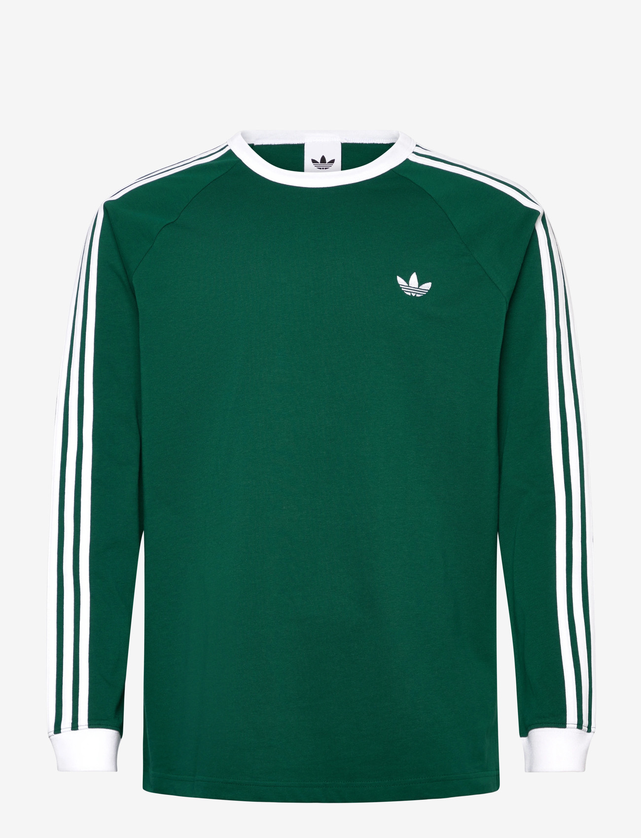 adidas Originals - 3S LS TEE - t-shirts - cgreen - 1
