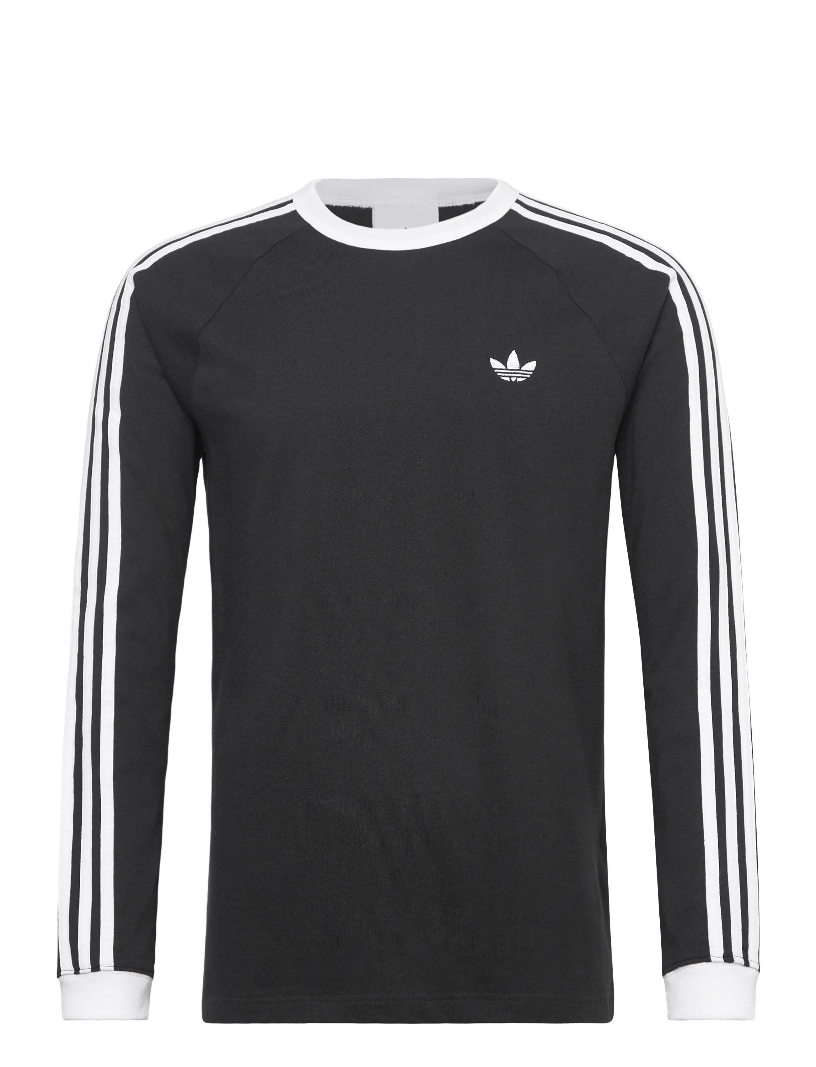 adidas Originals 3S LS TEE - Langærmede T-shirts - BLACK / black