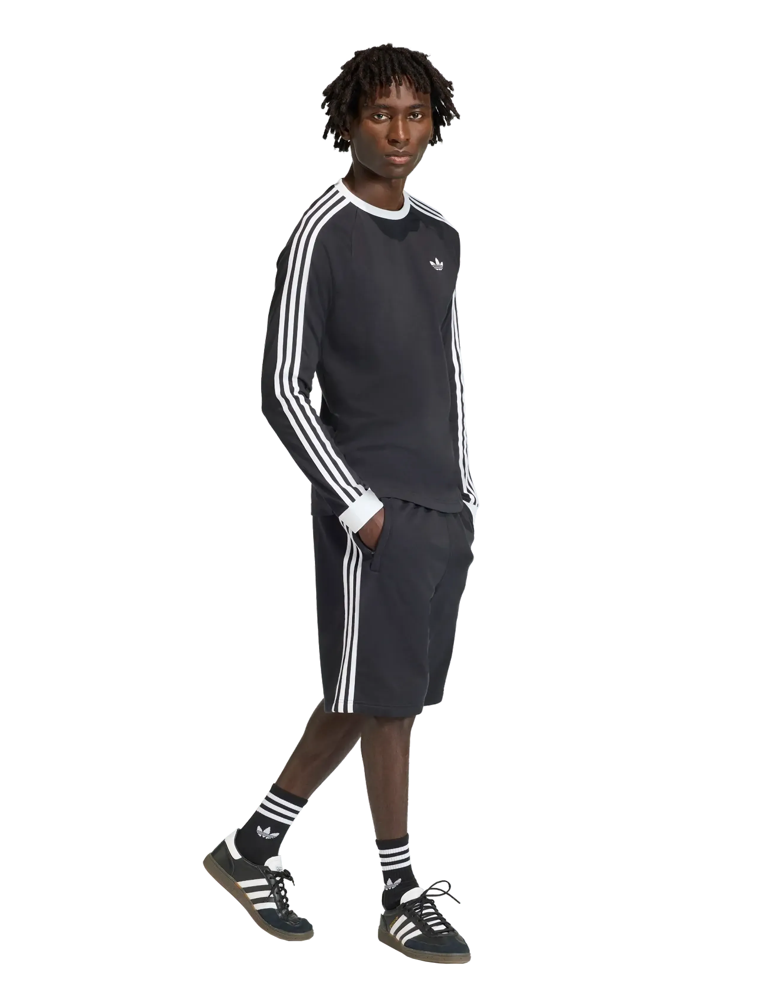 adidas Originals 3S Sho, XXL, Schwarz, Männerswear