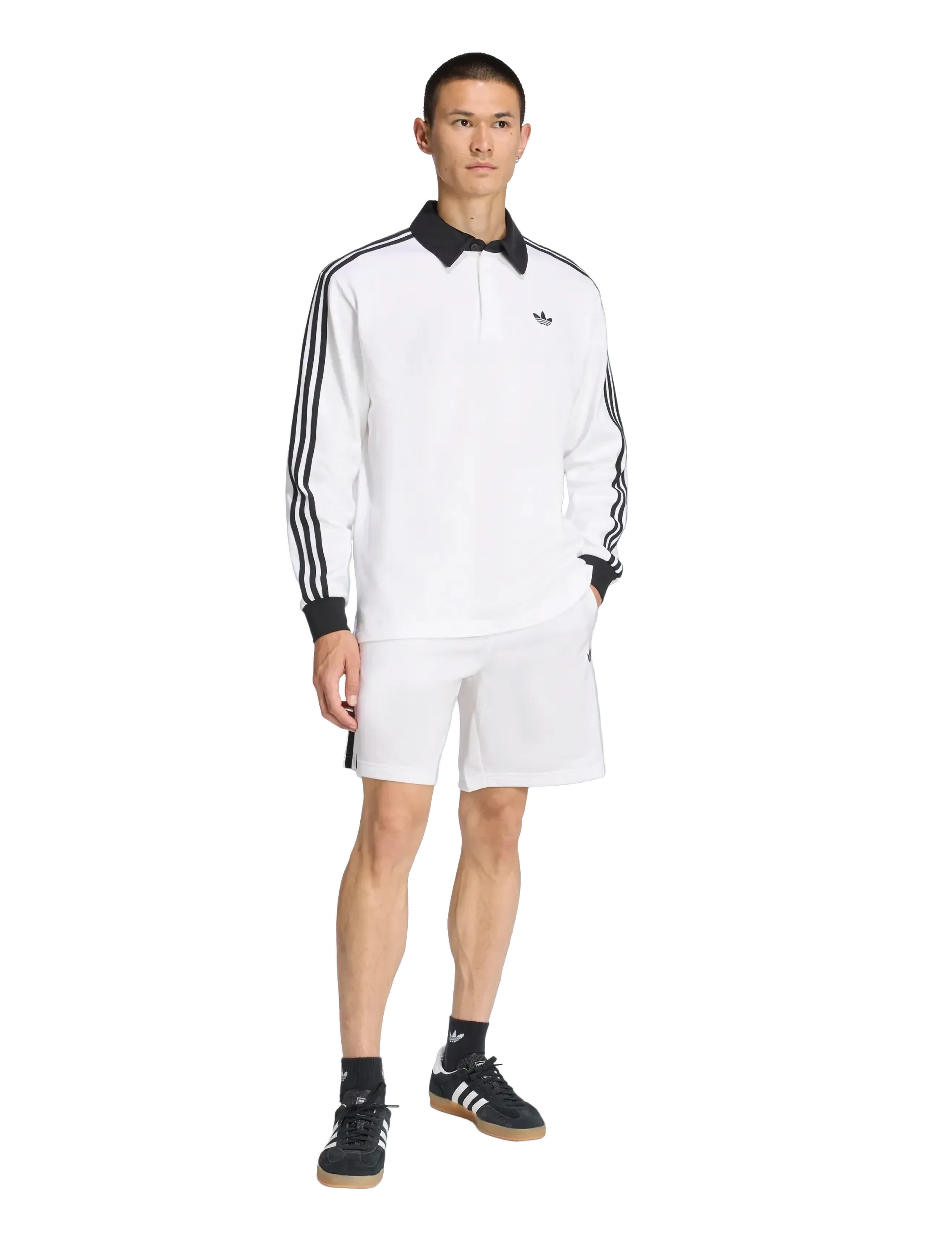 adidas Originals 3S PL - Polo krekli - WHITE / white