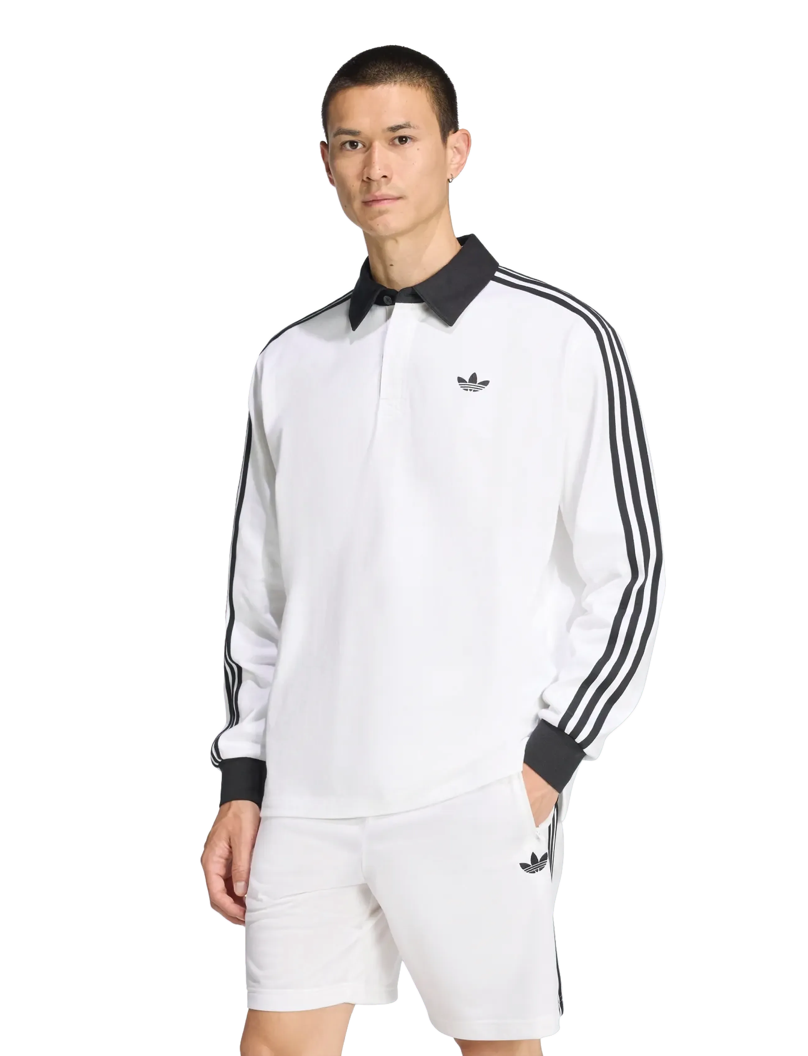 adidas Originals - 3S PL - polos - white - 3