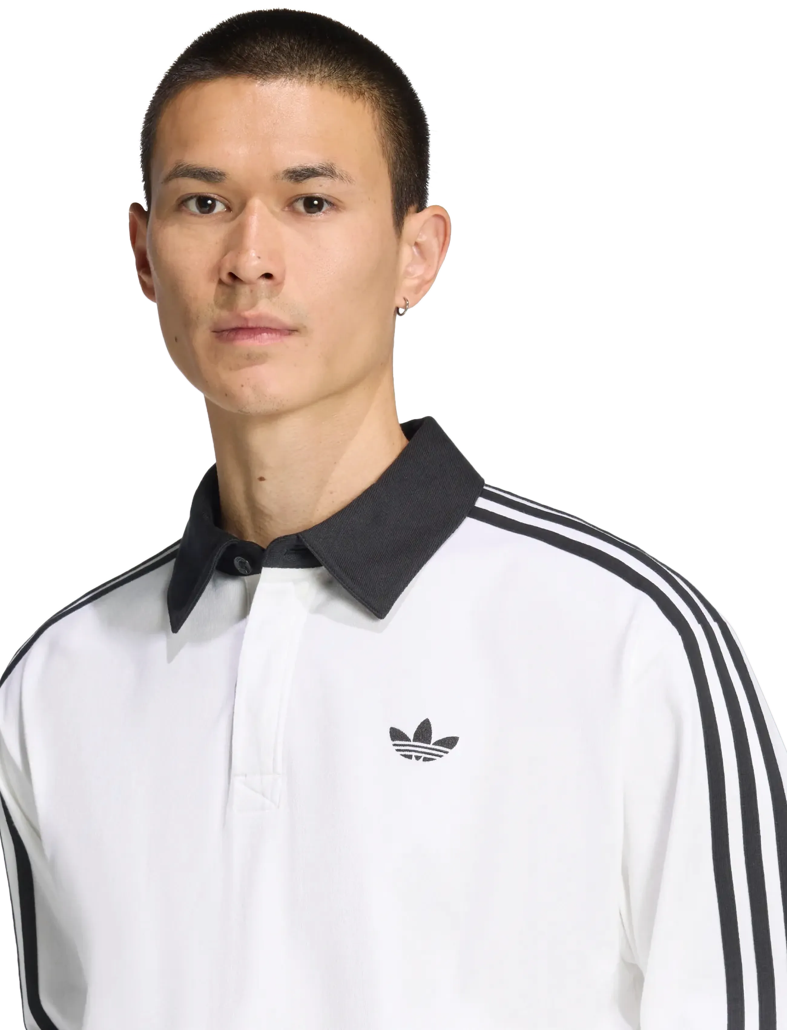 adidas Originals - 3S PL - polos - white - 4