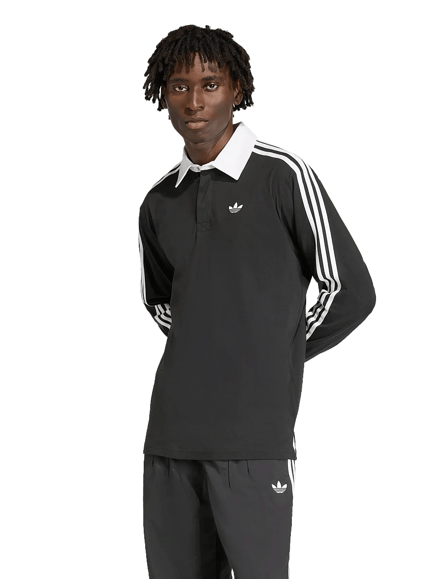 adidas Originals - 3S PL - toppe & t-shirts - black - 3