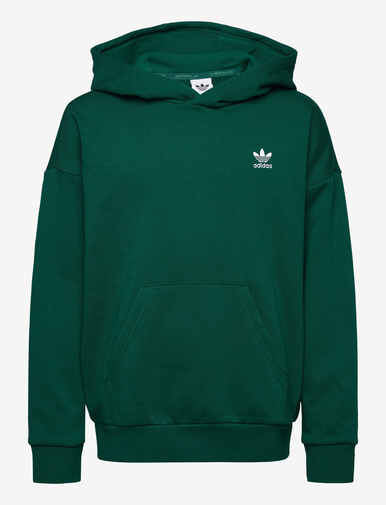 adidas Originals - LOOSE HOODIE FL - hættetrøjer - cgreen - 0