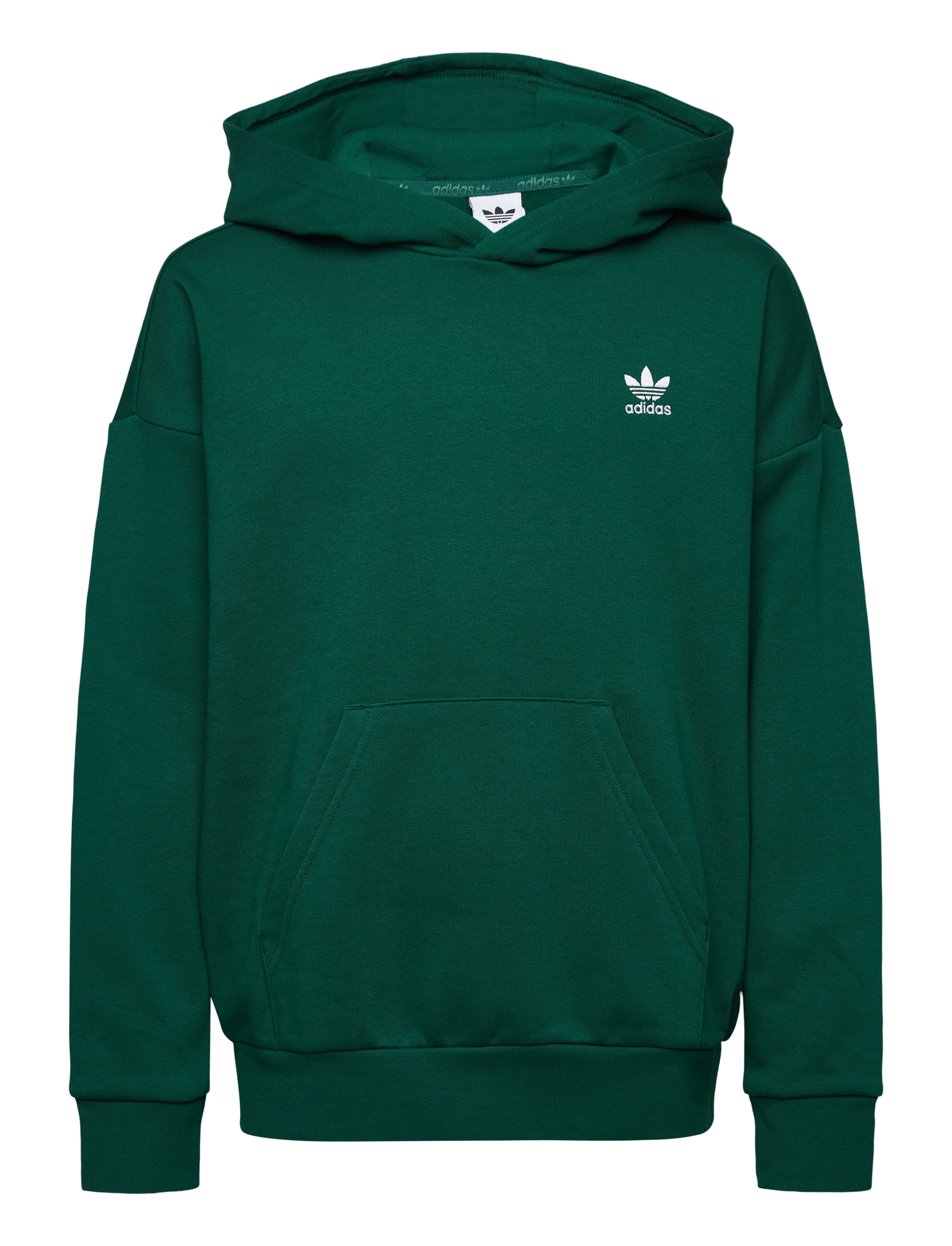 adidas Originals LOOSE HOODIE FL - adidas - CGREEN / green