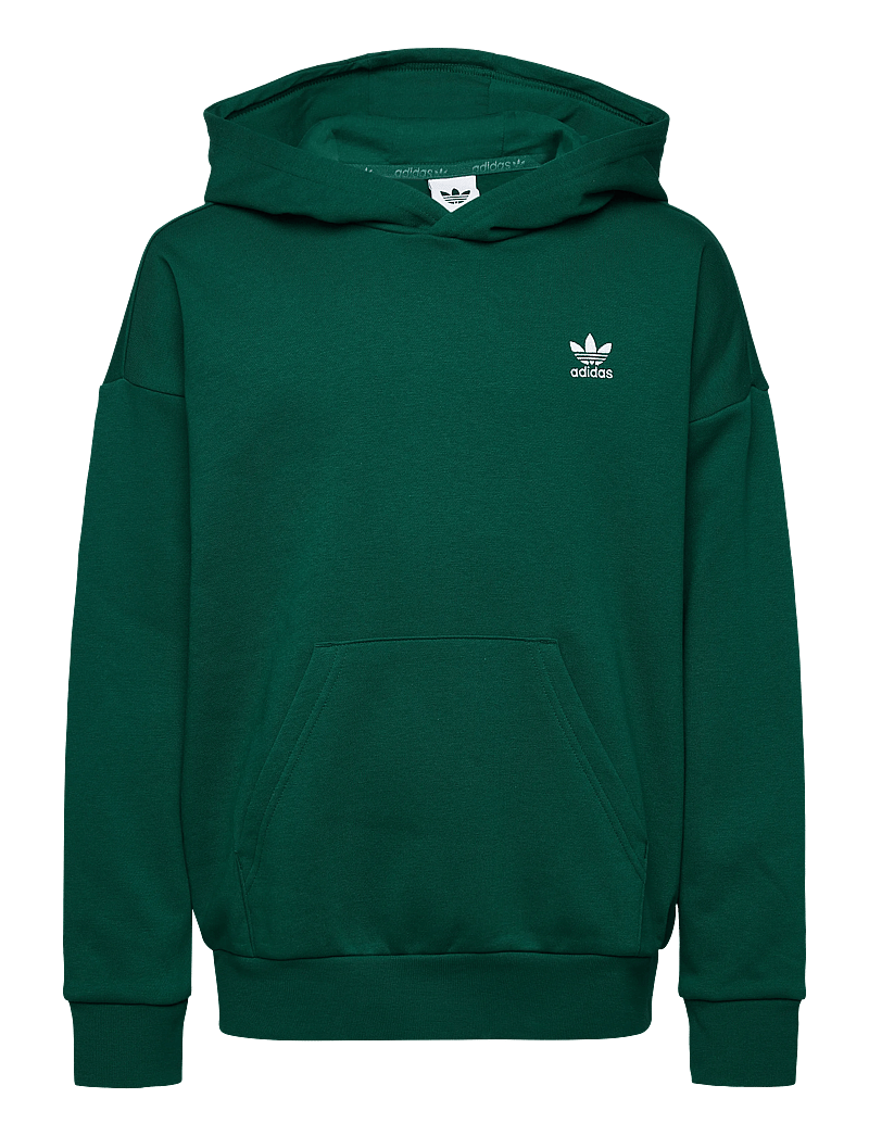 adidas Originals - LOOSE HOODIE FL - hættetrøjer - cgreen - 0