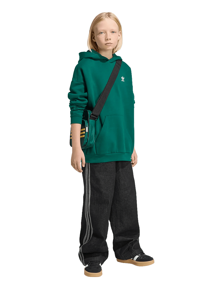 adidas Originals - LOOSE HOODIE FL - kapuzenpullover - cgreen - 0