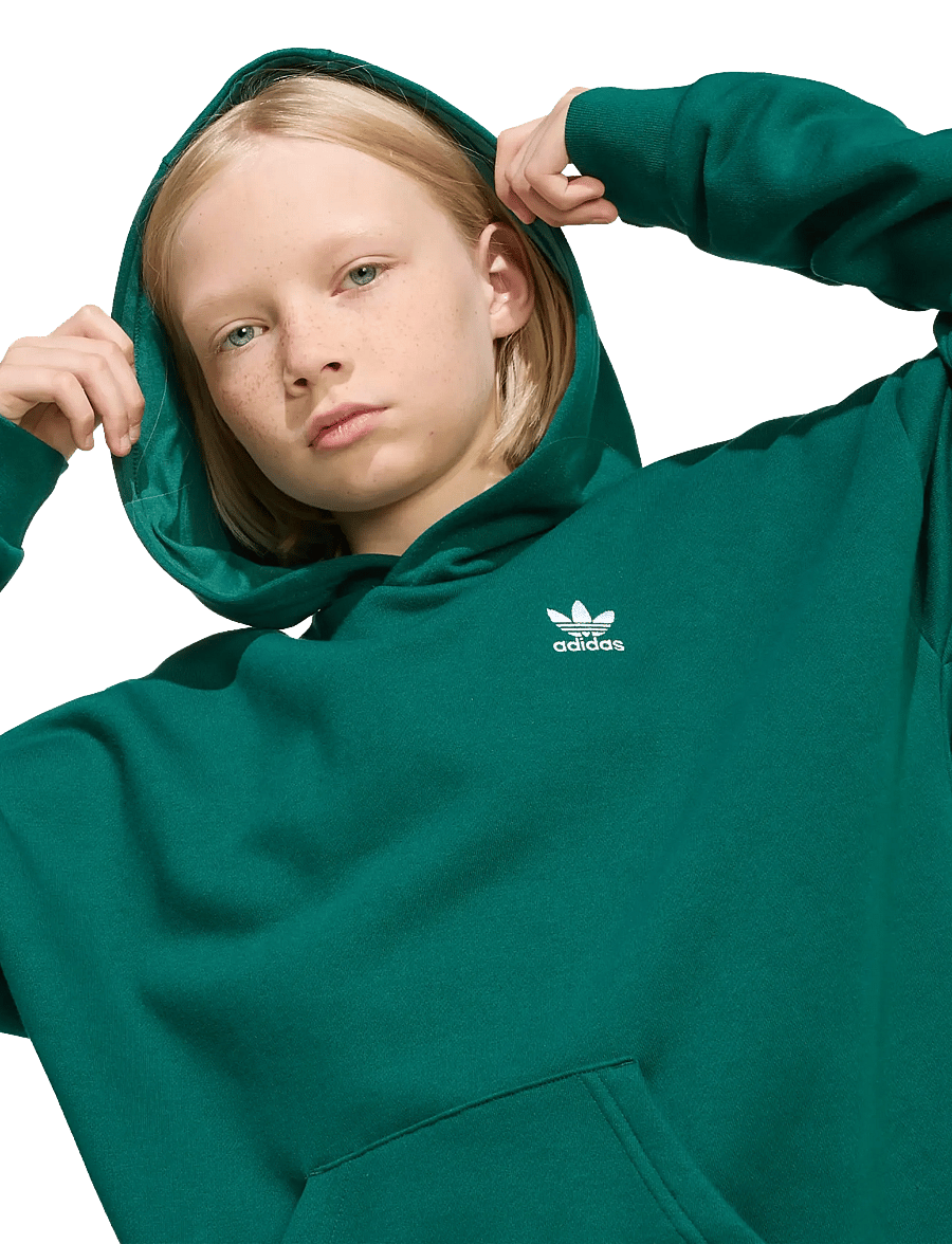 adidas Originals - LOOSE HOODIE FL - kapuzenpullover - cgreen - 3