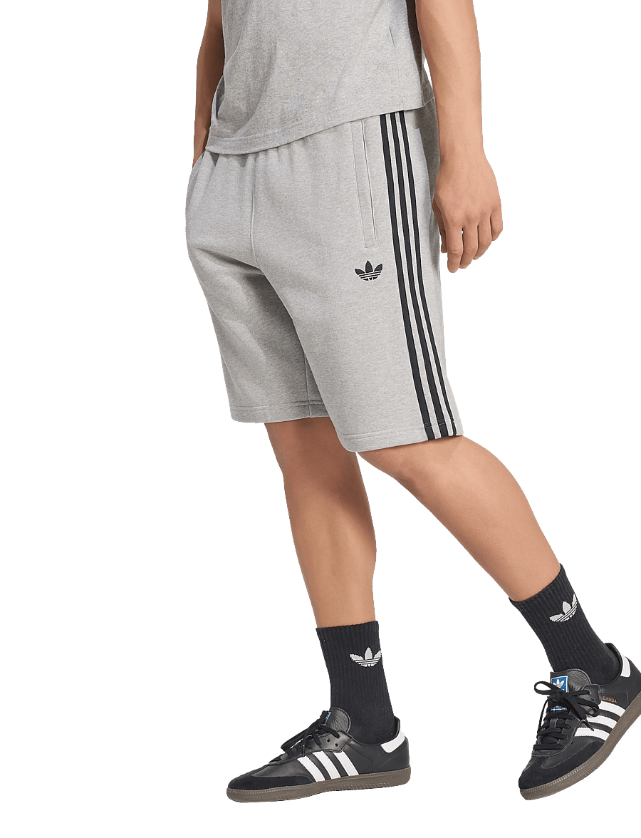 adidas Originals - 3S SHO - freizeit shorts - mgreyh/black - 3