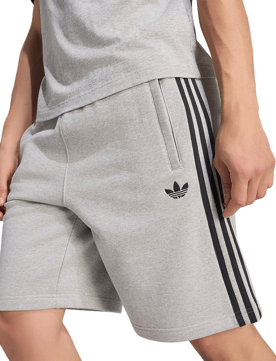 adidas Originals - 3S SHO - freizeit shorts - mgreyh/black - 4