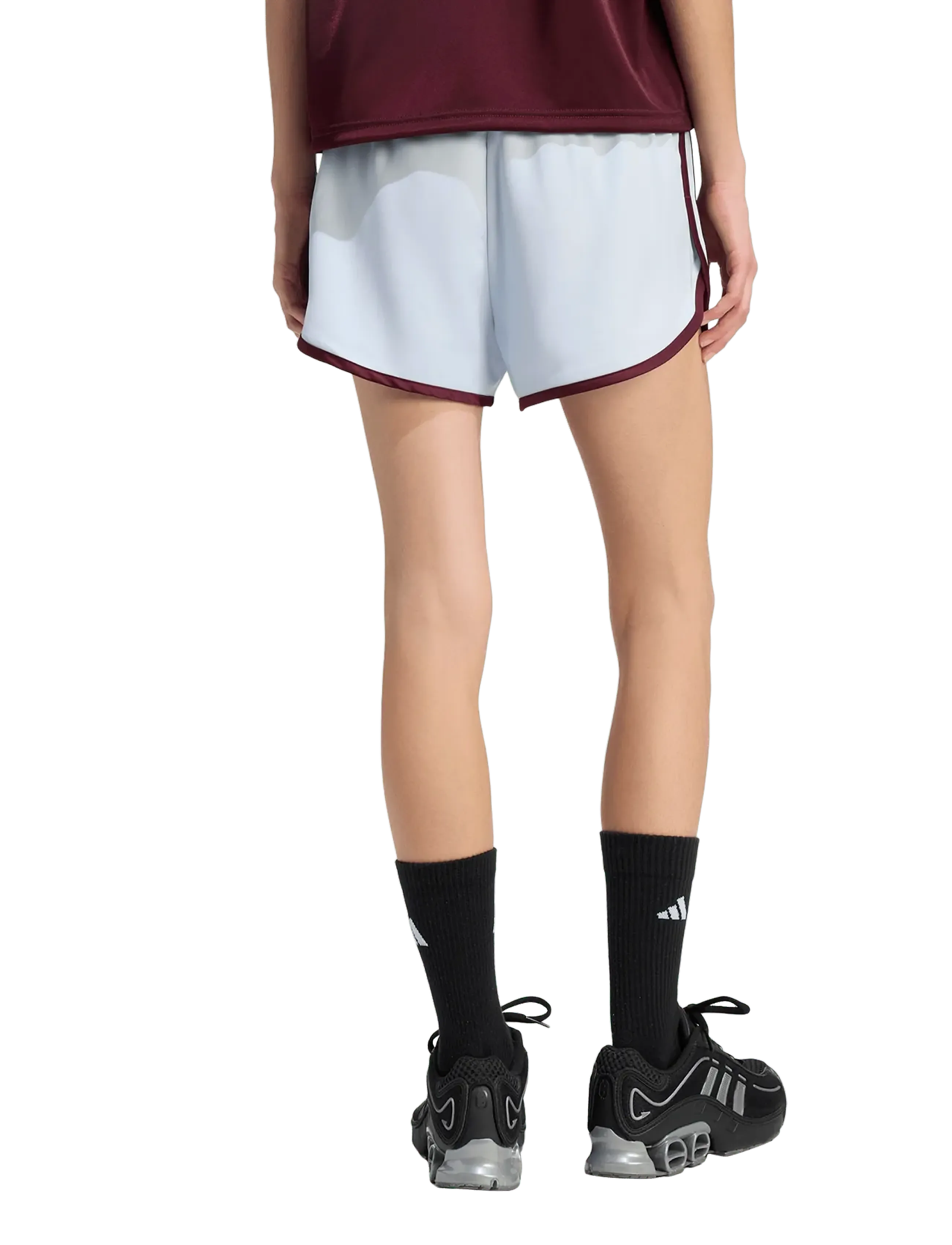 adidas Originals - 3S SPRNTR SHORT - afslappede shorts - crsk/maroon - 5