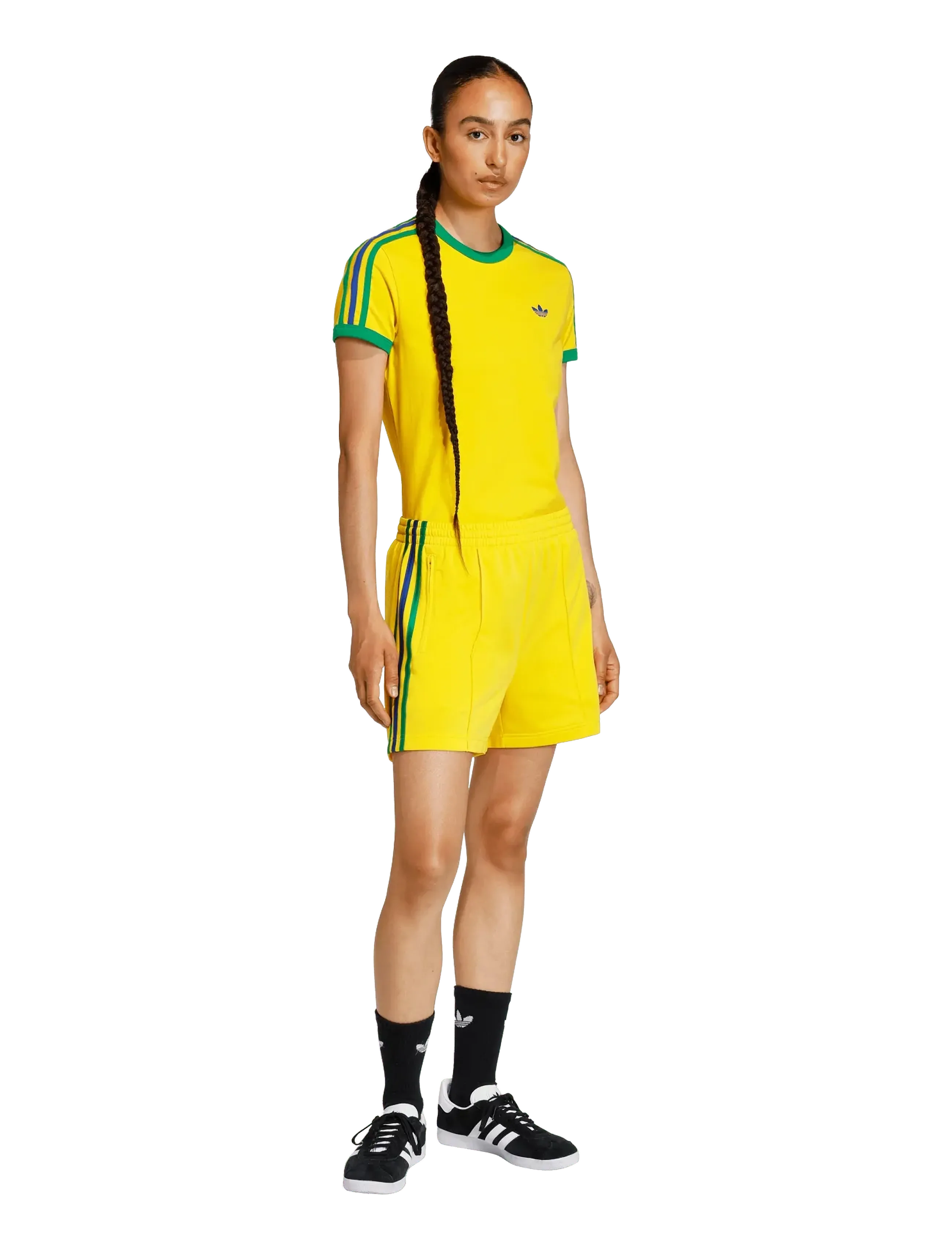 adidas Originals FB SHORT - adidas Originals - EQTYEL/GREEN/CROYAL / yellow