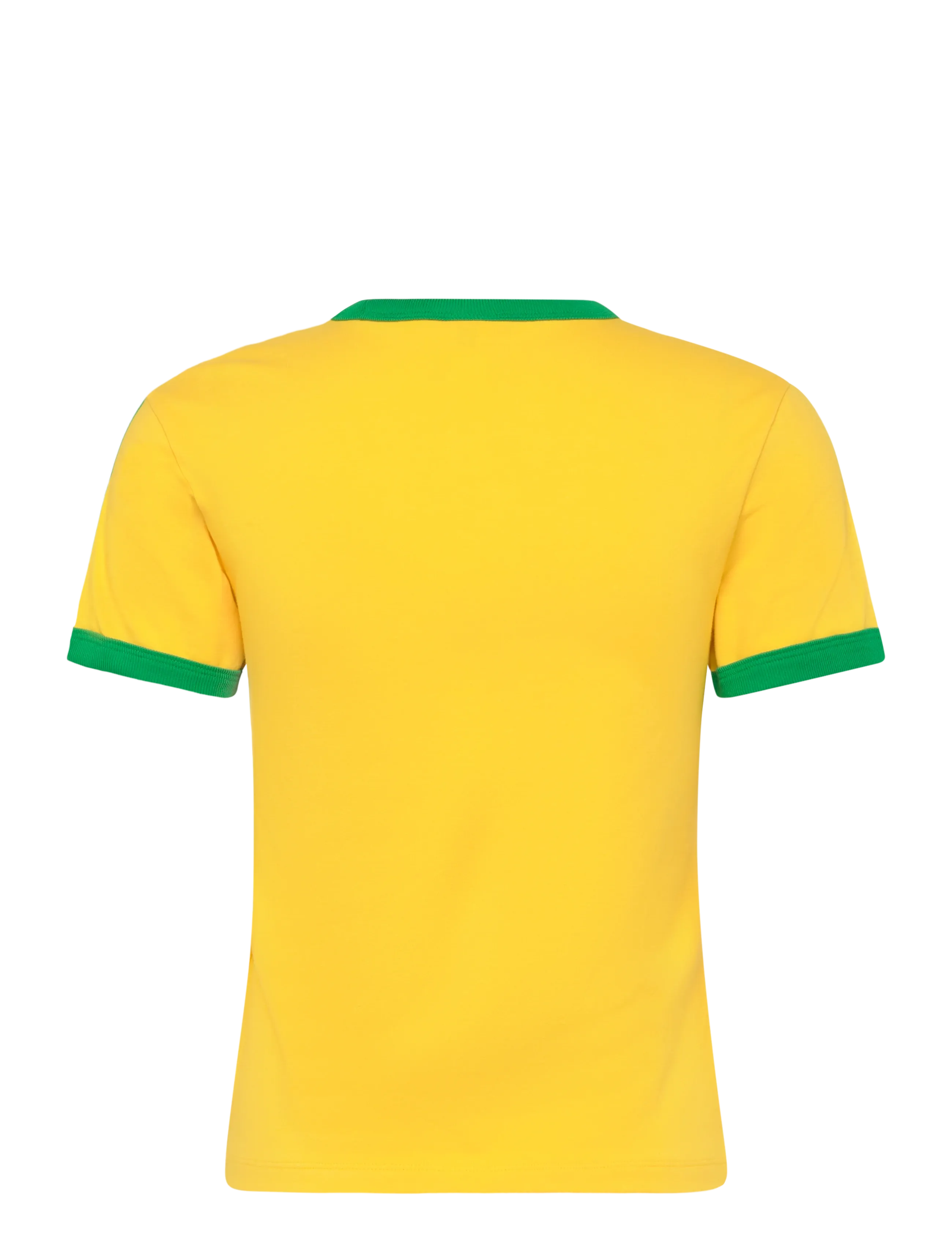 adidas Originals - 3S TEE SLIM - t-shirts - eqtyel/green/croyal - 2