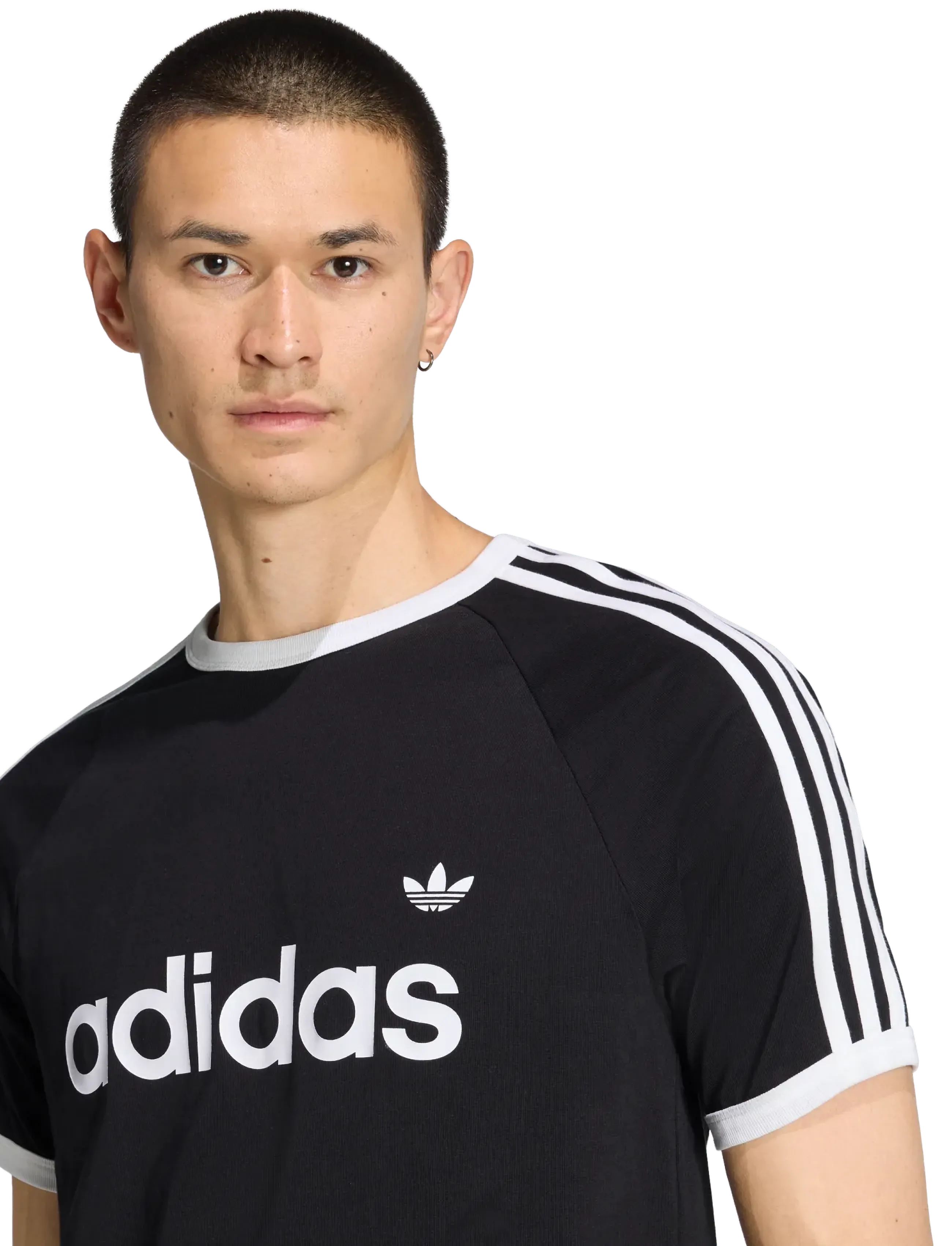 adidas Originals - 3S RINGER T - black - 3