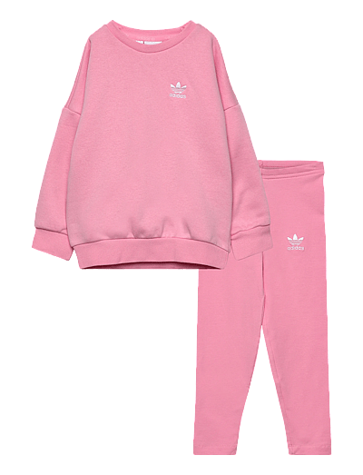 adidas Originals CREW LEG SET - Joggingsæt - LTPINK / pink/rose