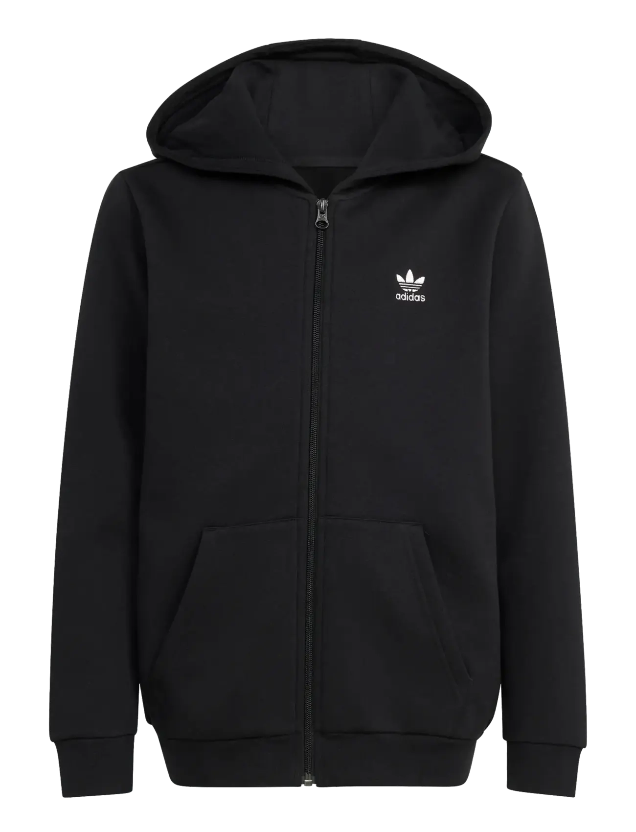 adidas Originals FULL ZIP HOODIE - Tagasi kooli - BLACK / black