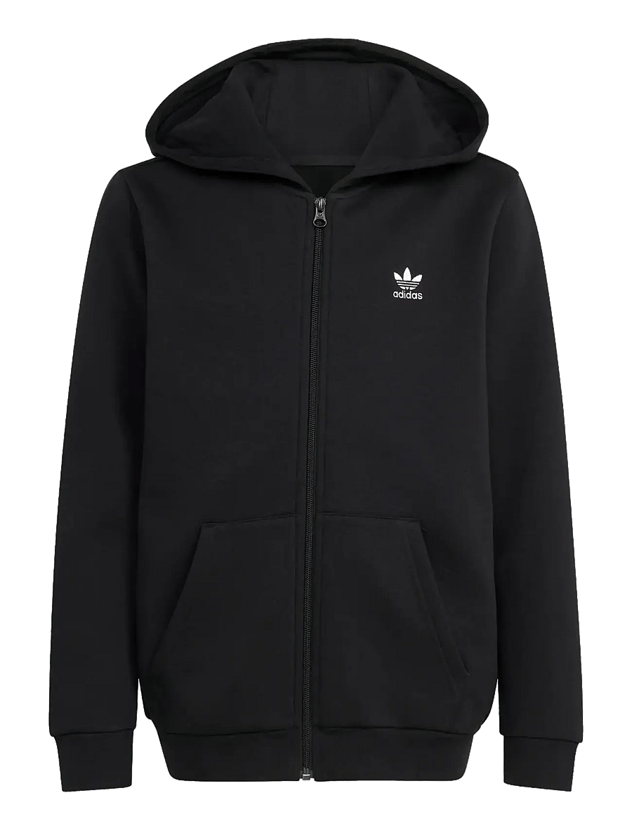 adidas Originals - FULL ZIP HOODIE - džemperiai su gobtuvu - black - 1