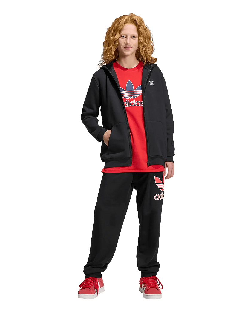 adidas Originals - FULL ZIP HOODIE - pulls a capuche - black - 0