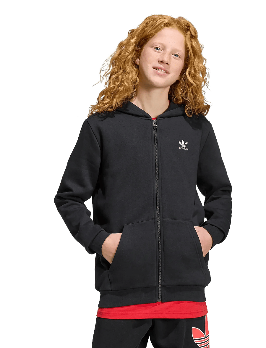 adidas Originals - FULL ZIP HOODIE - džemperiai su gobtuvu - black - 3