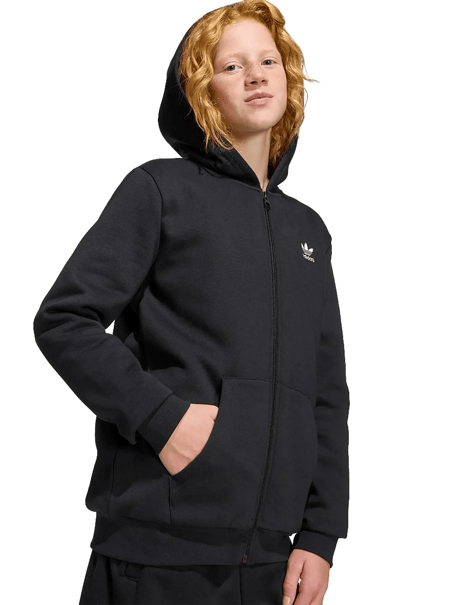 adidas Originals - FULL ZIP HOODIE - džemperiai su gobtuvu - black - 4