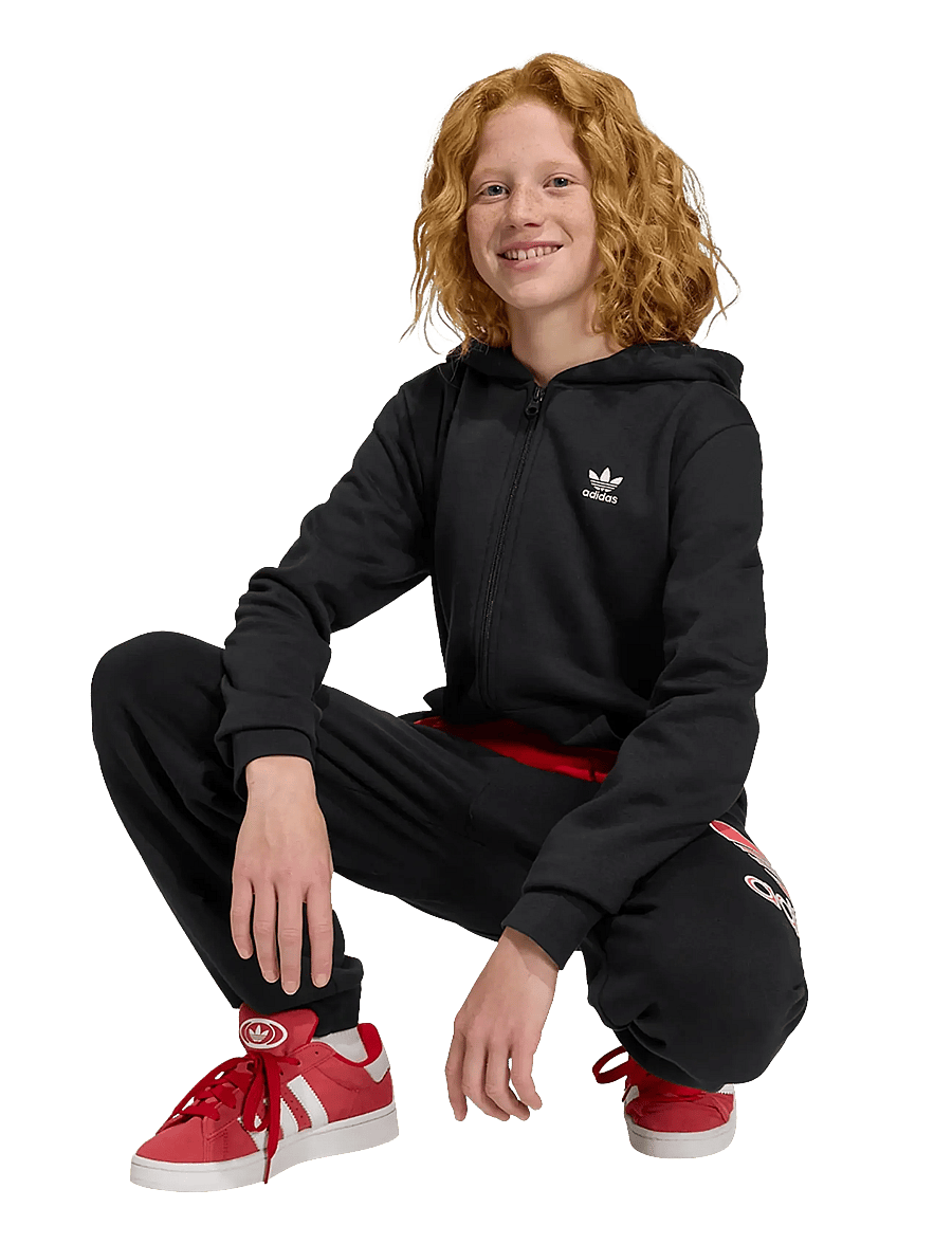 adidas Originals - FULL ZIP HOODIE - džemperiai su gobtuvu - black - 5