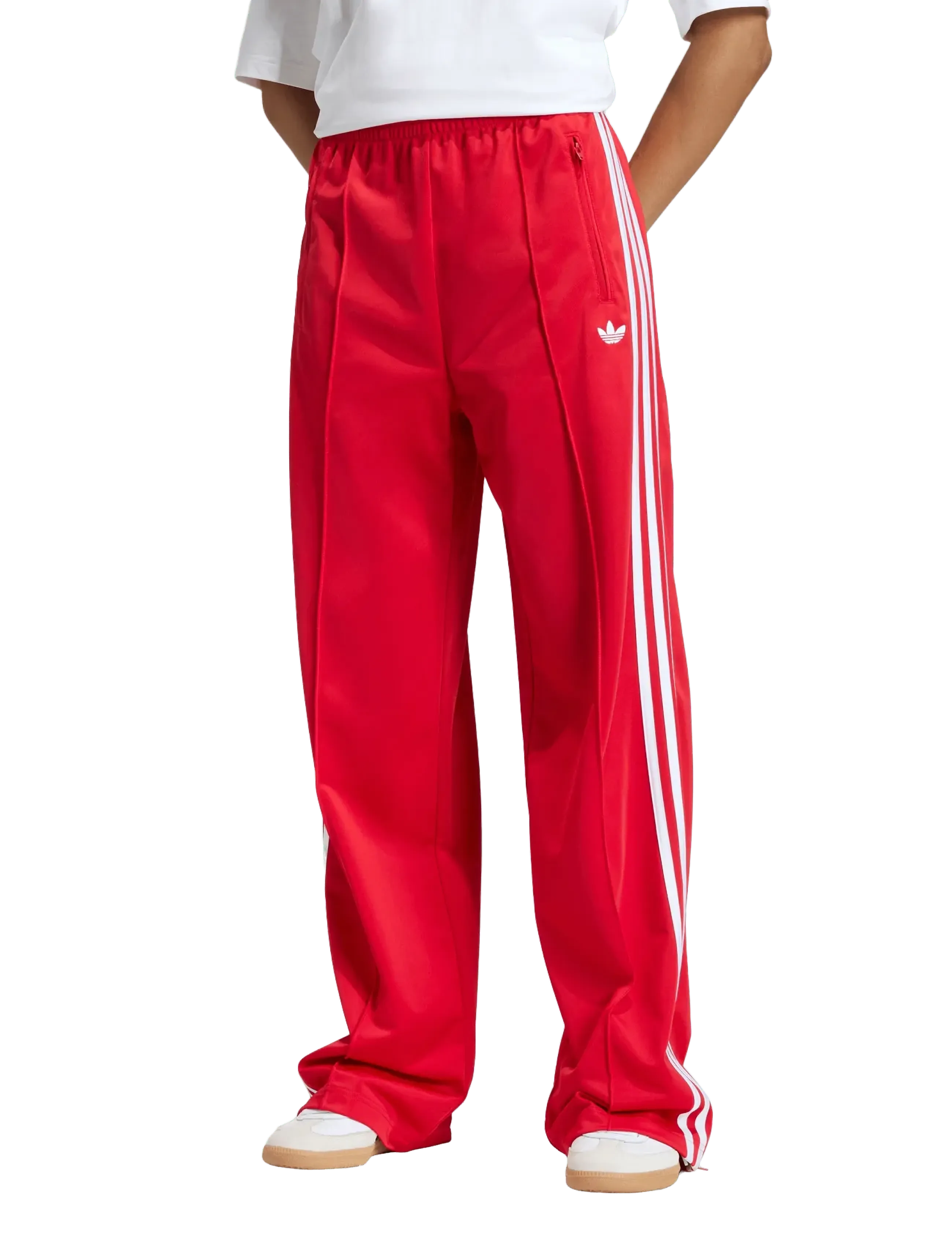 adidas Originals - FB LOOSE TP - vabaajapüksid - betsca/white - 2