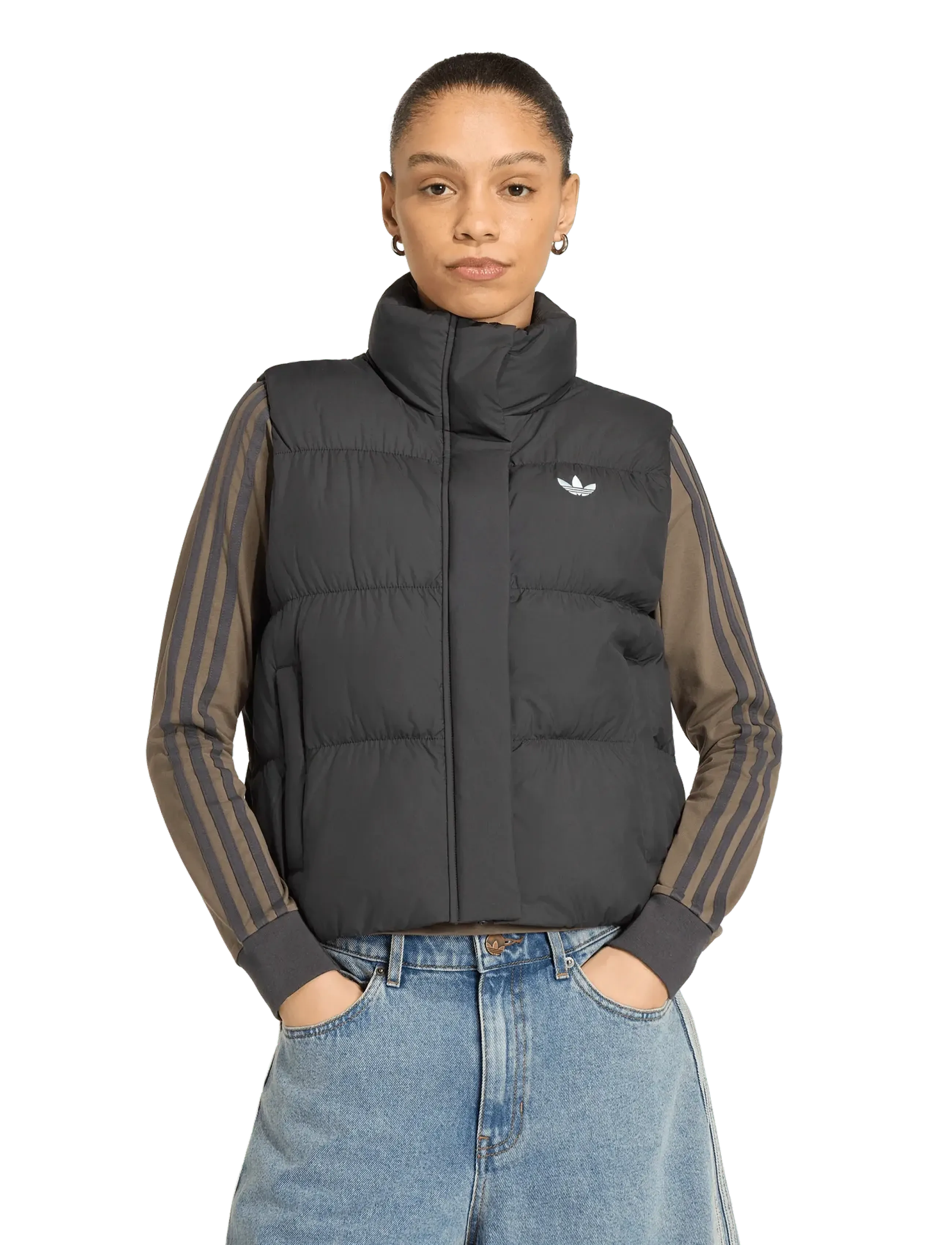 adidas Originals - PADDED GILET - ytterkläder - black - 2