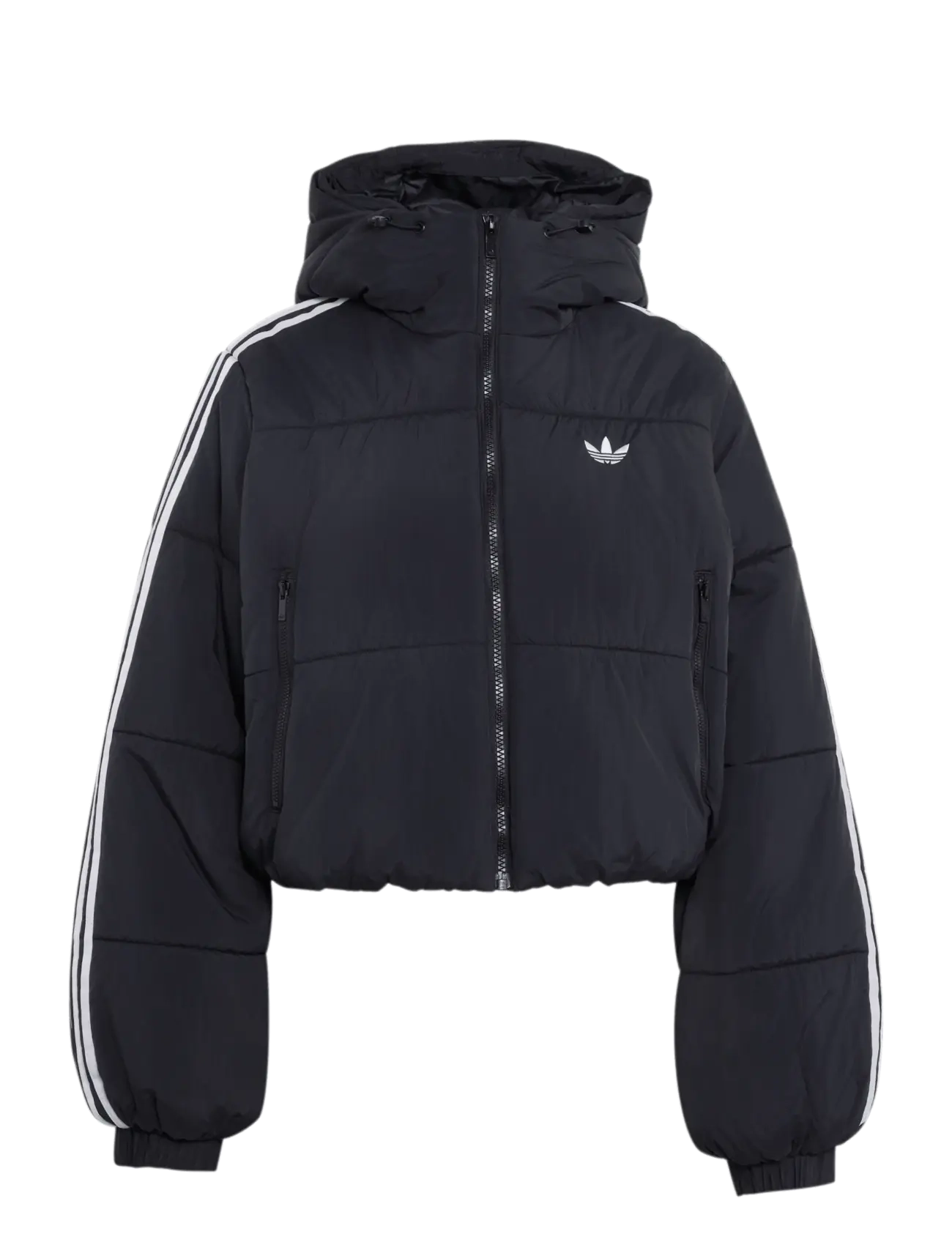 adidas Originals CROP HD JKT - Daunenjacken - BLACK / black