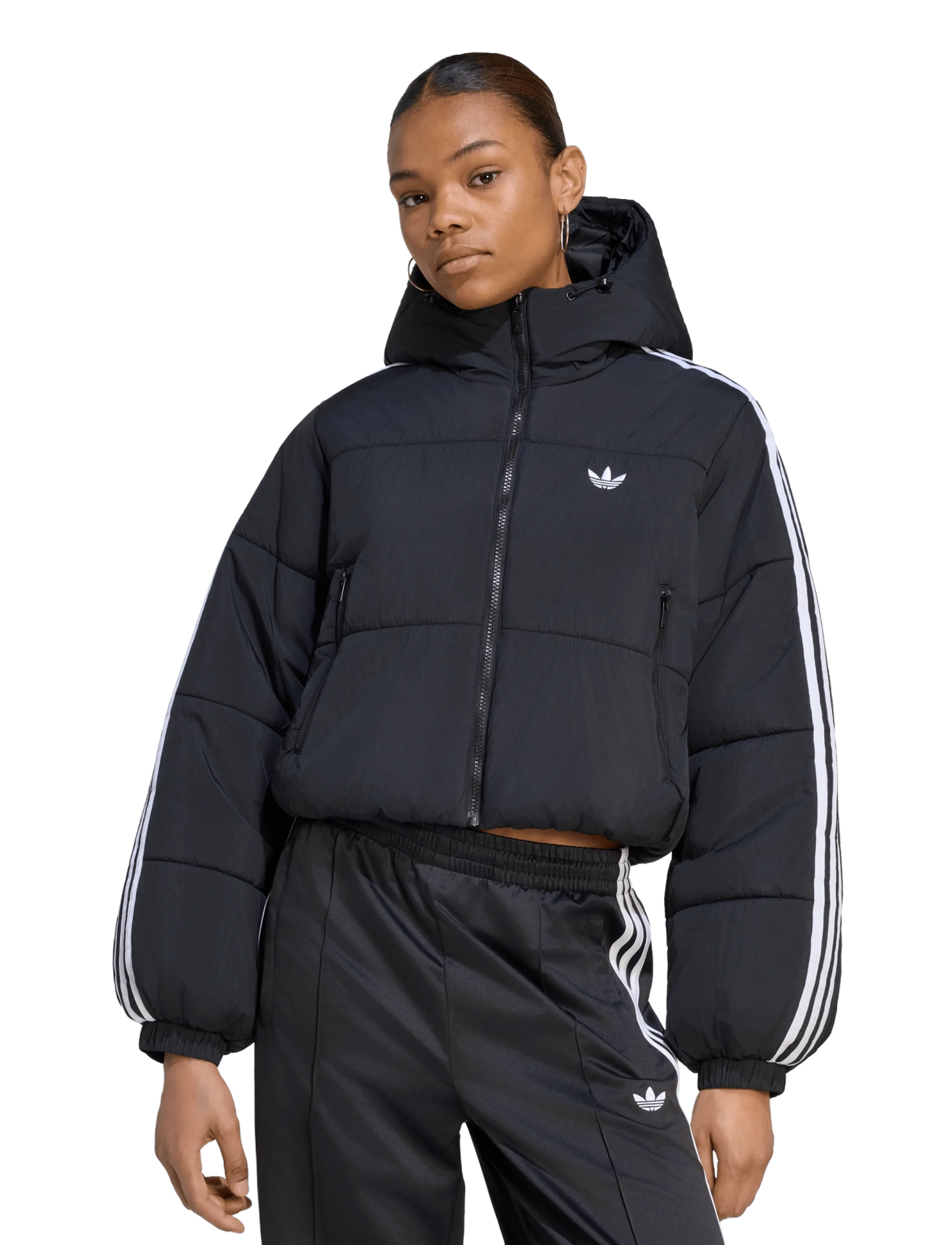 adidas Originals - CROP HD JKT - winterjacken - black - 2