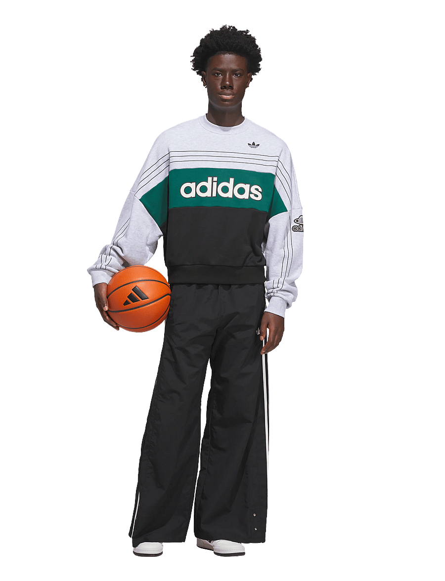 adidas Originals - VARSITY CREW - sweatshirts - lgreyh - 0