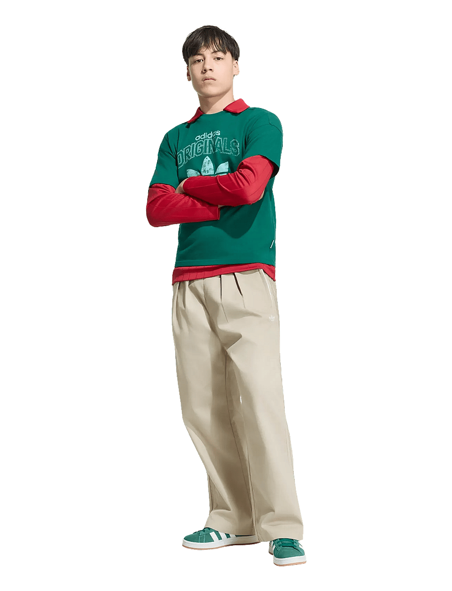 adidas Originals - LOOSE TEE - lühikeste varrukatega t-särgid - cgreen - 0