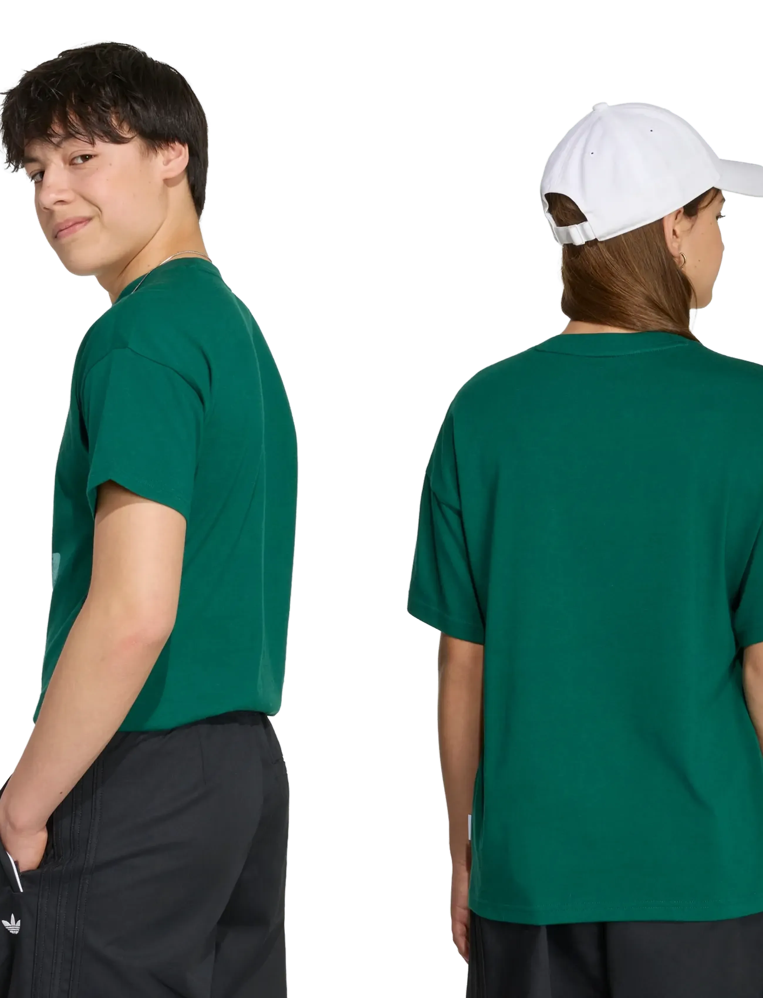 adidas Originals - LOOSE TEE - kortärmade t-shirts - cgreen - 2
