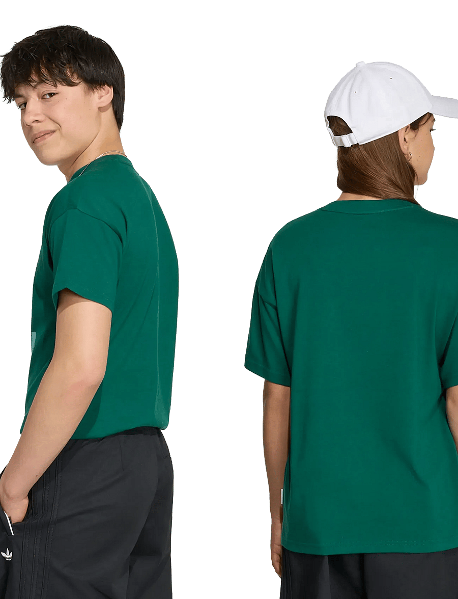 adidas Originals - LOOSE TEE - lühikeste varrukatega t-särgid - cgreen - 2